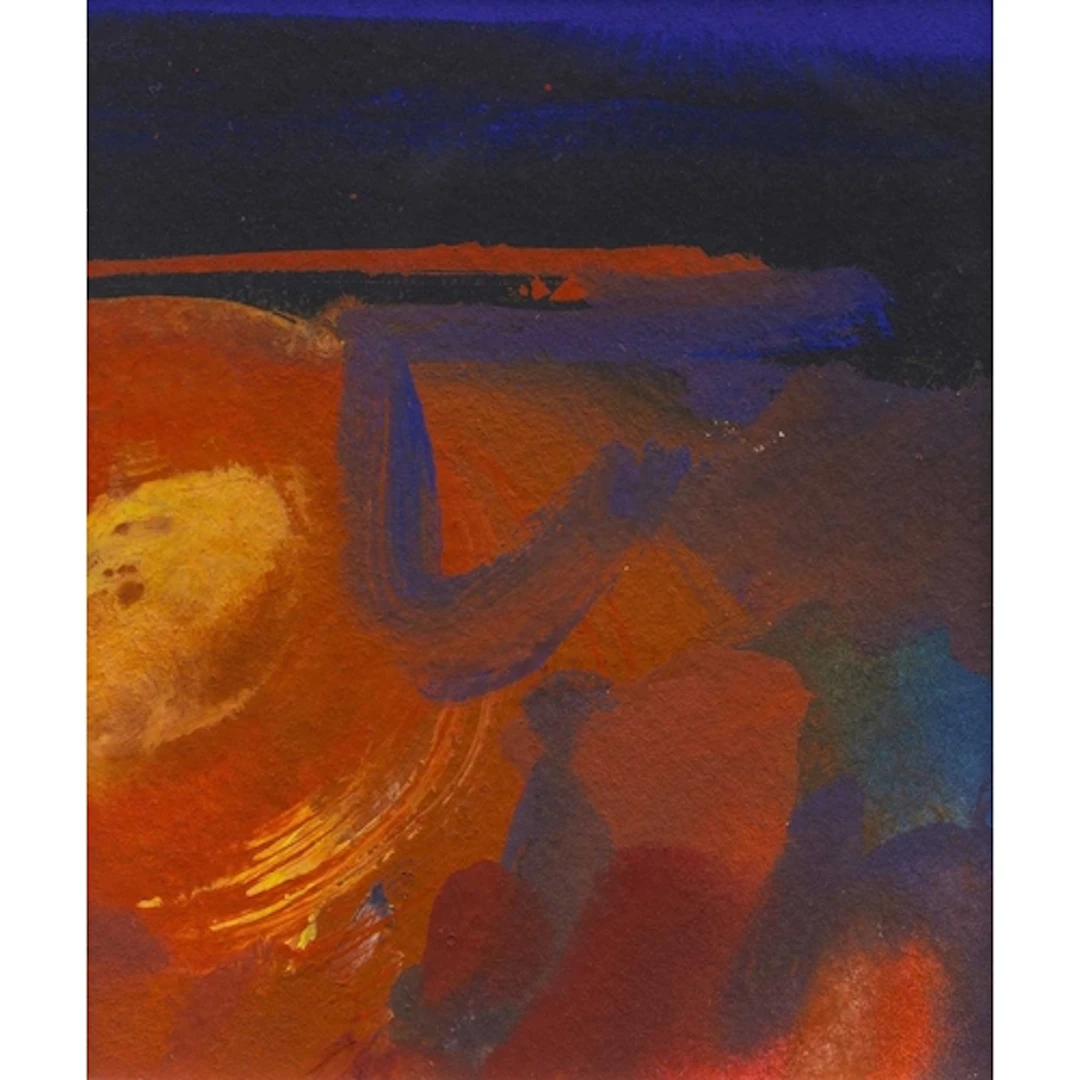 § John MILLER (1931-2002) Penwith Landscape Gouache, stamp ...