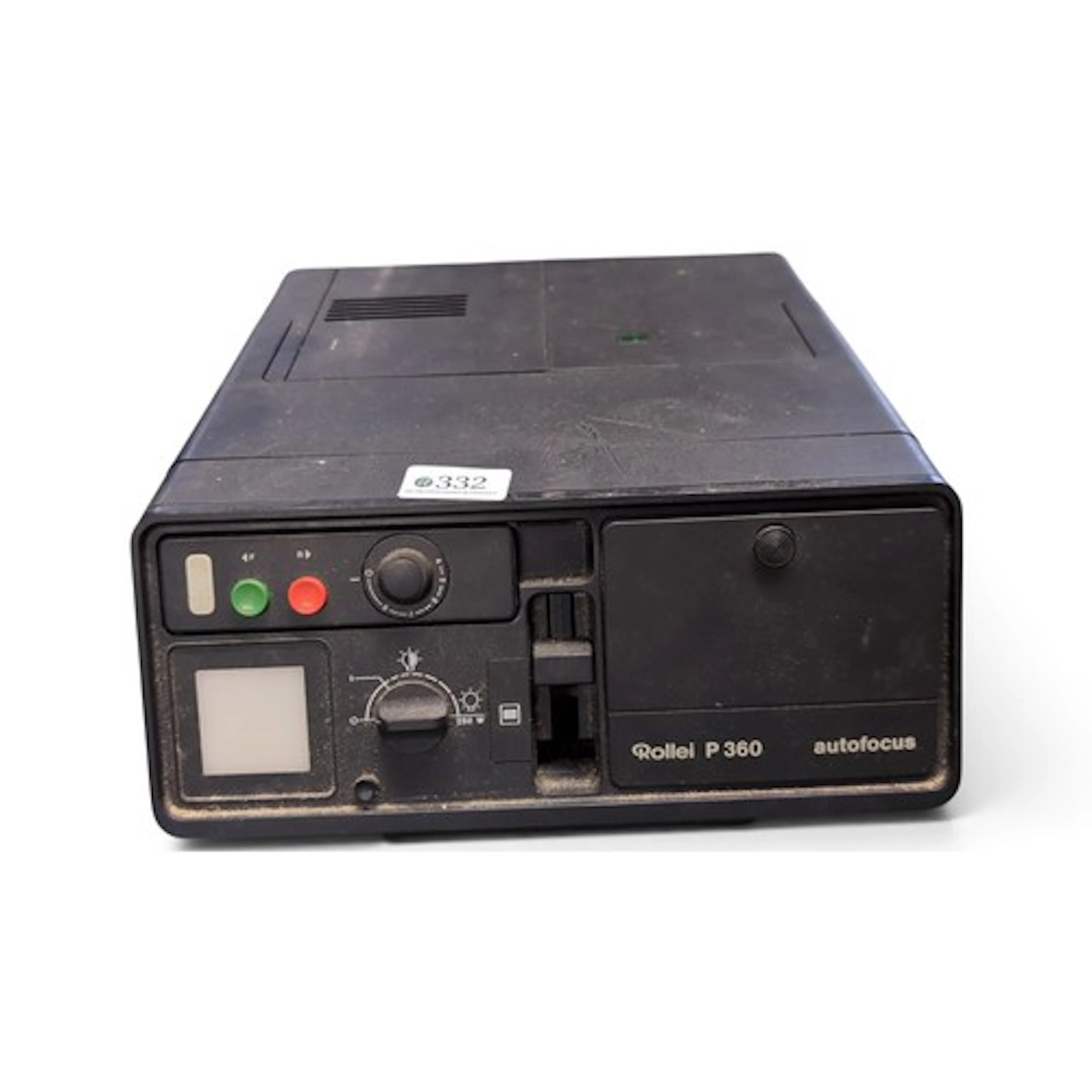 Rollei P 360 autofocus slide projector, of rectangular black...