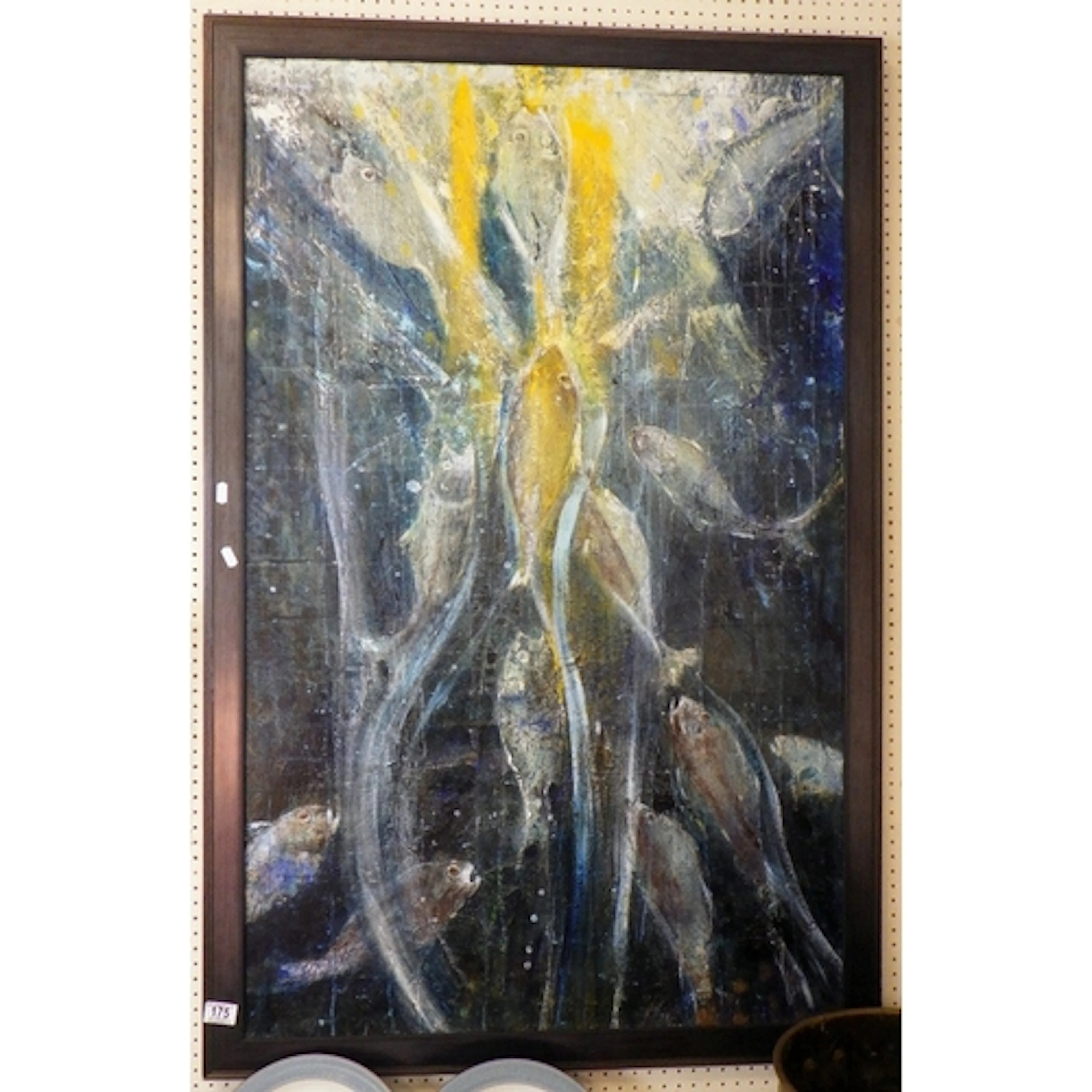 Jocasta Shakespeare: A large oil on / acrylic on canvas of f...