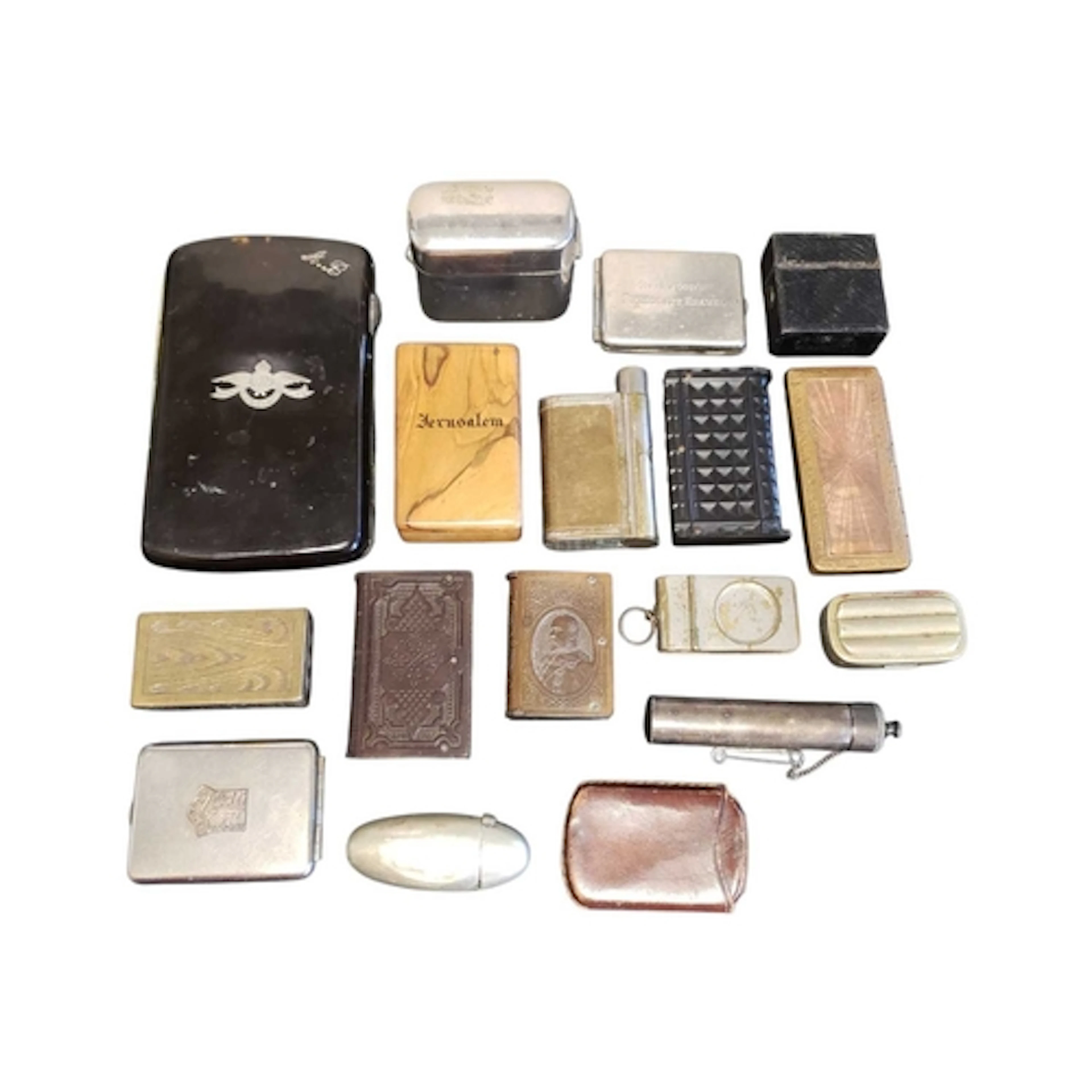 Collection of 20th century vintage vesta cases / matchbox ho...