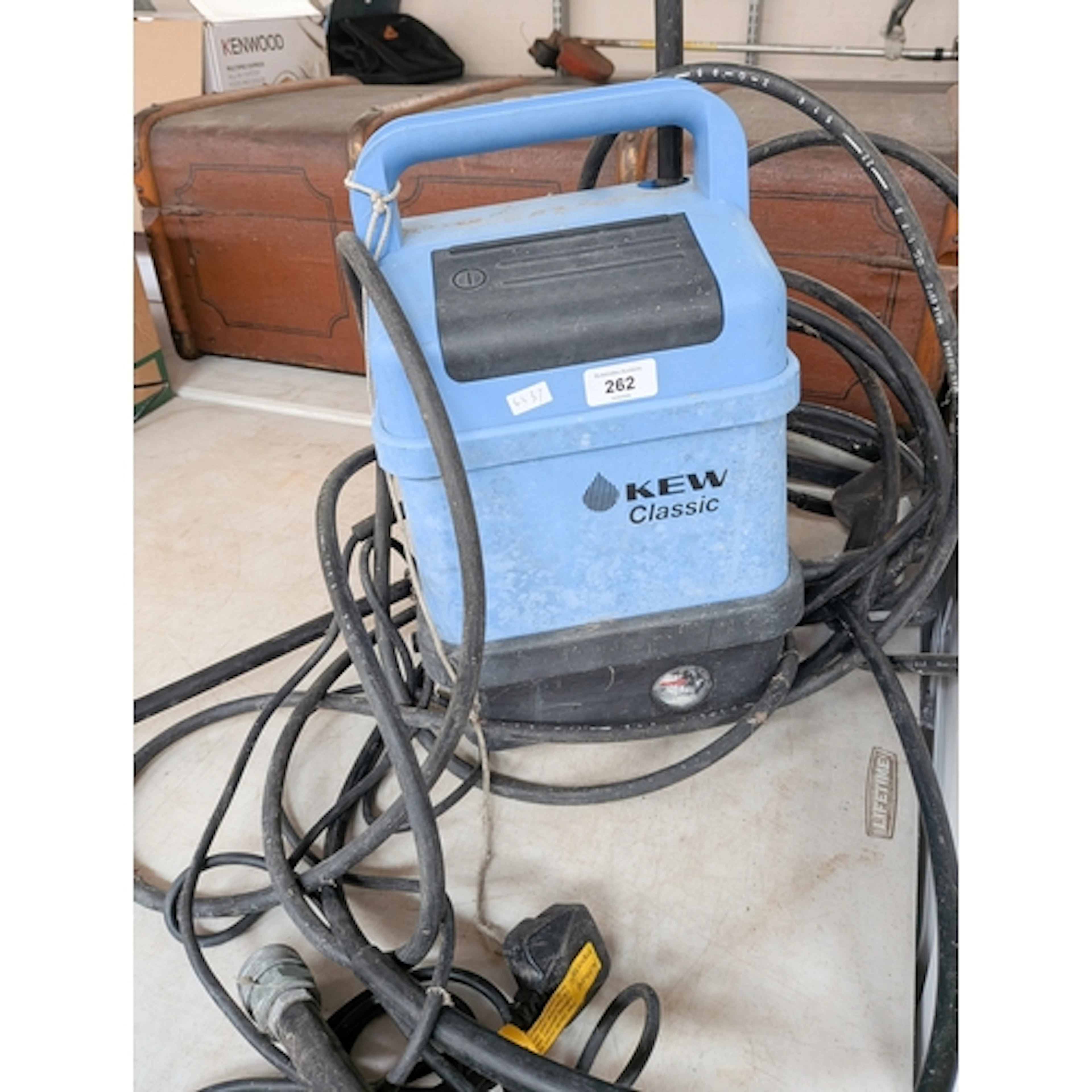 A blue Kew classic pressure washer, sold a seen