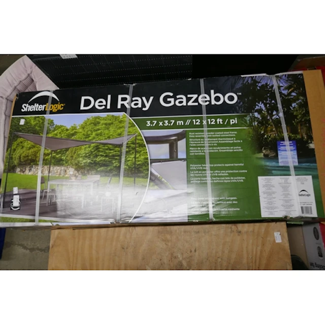 A Shelter logic 12X12ft Del Ray gazebo, original RRP £166.66...