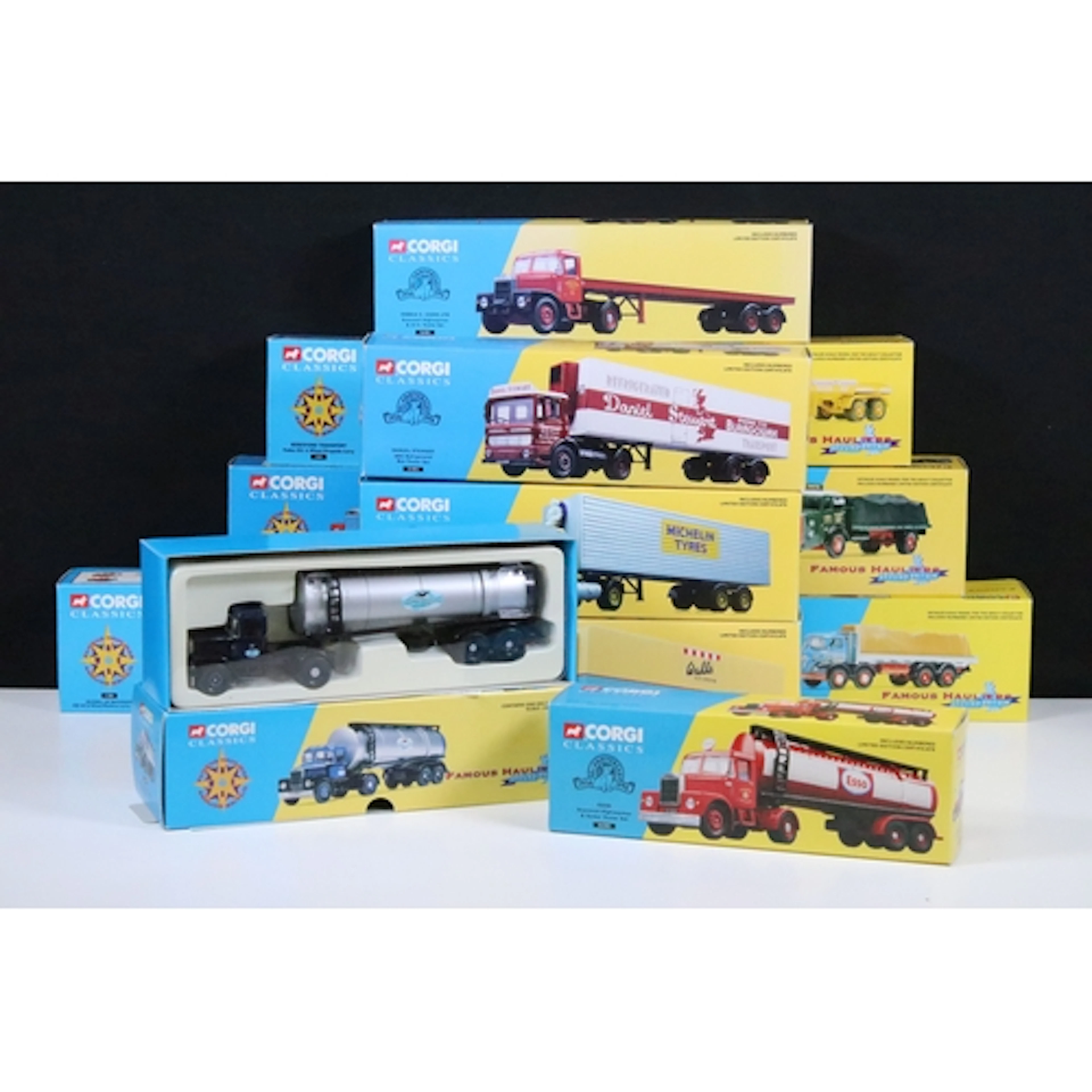 13 Boxed Corgi Classics Famous Hauliers Around Britain dieca...