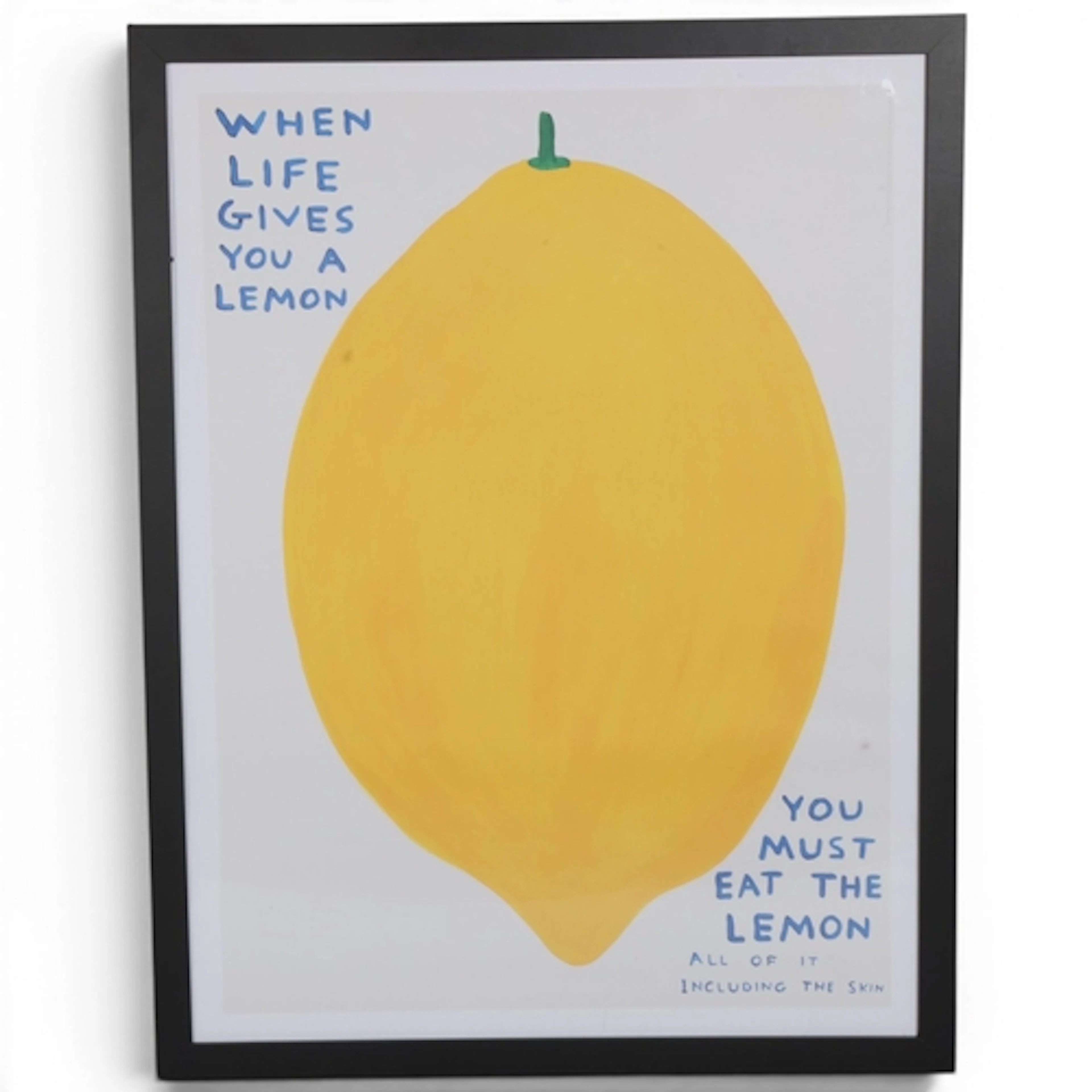 DAVID SHRIGLEY (b.1968) "When Life Gives You a Lemon" offset...