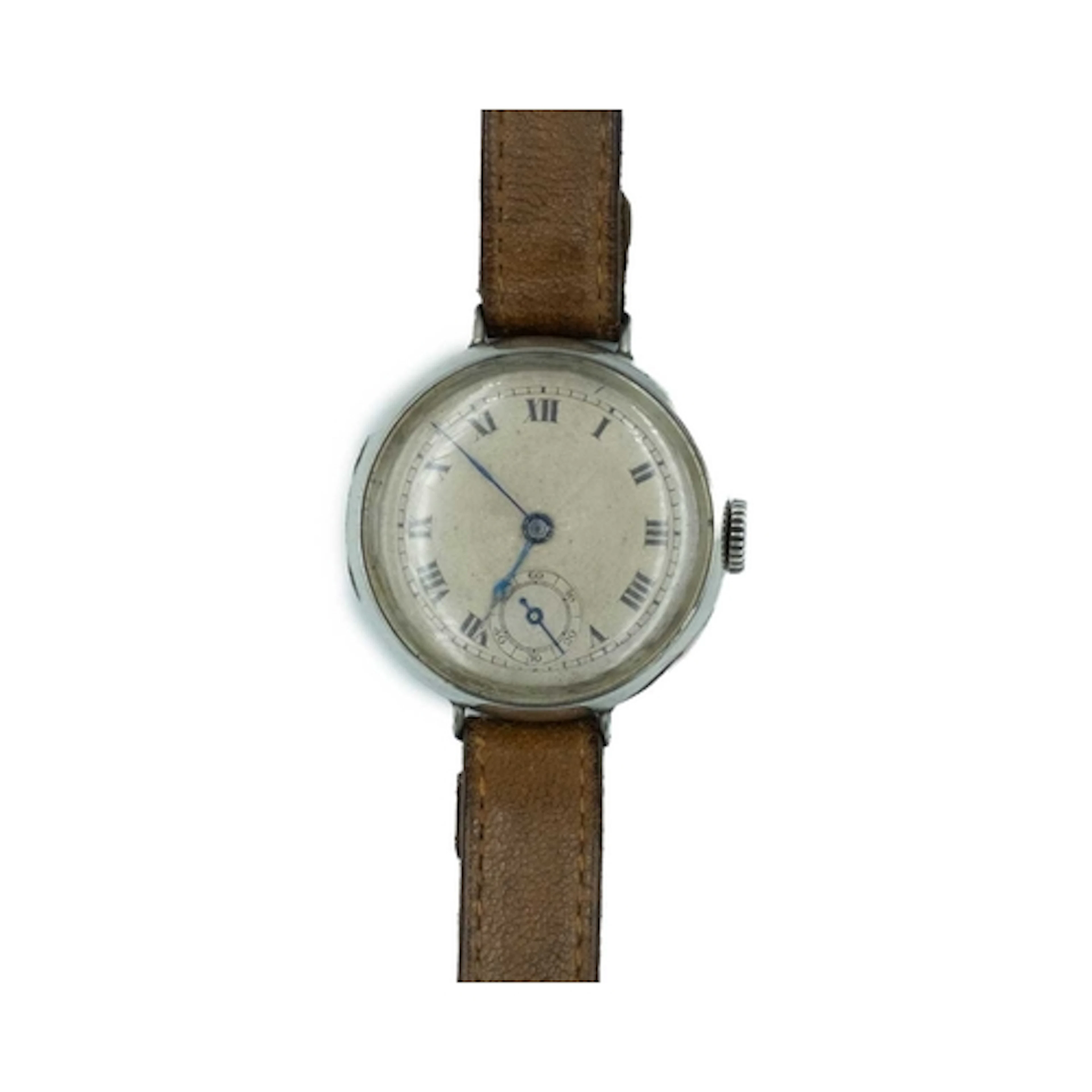 Swiss 1920s silver-cased wire-lug gentleman's manual wind wr...