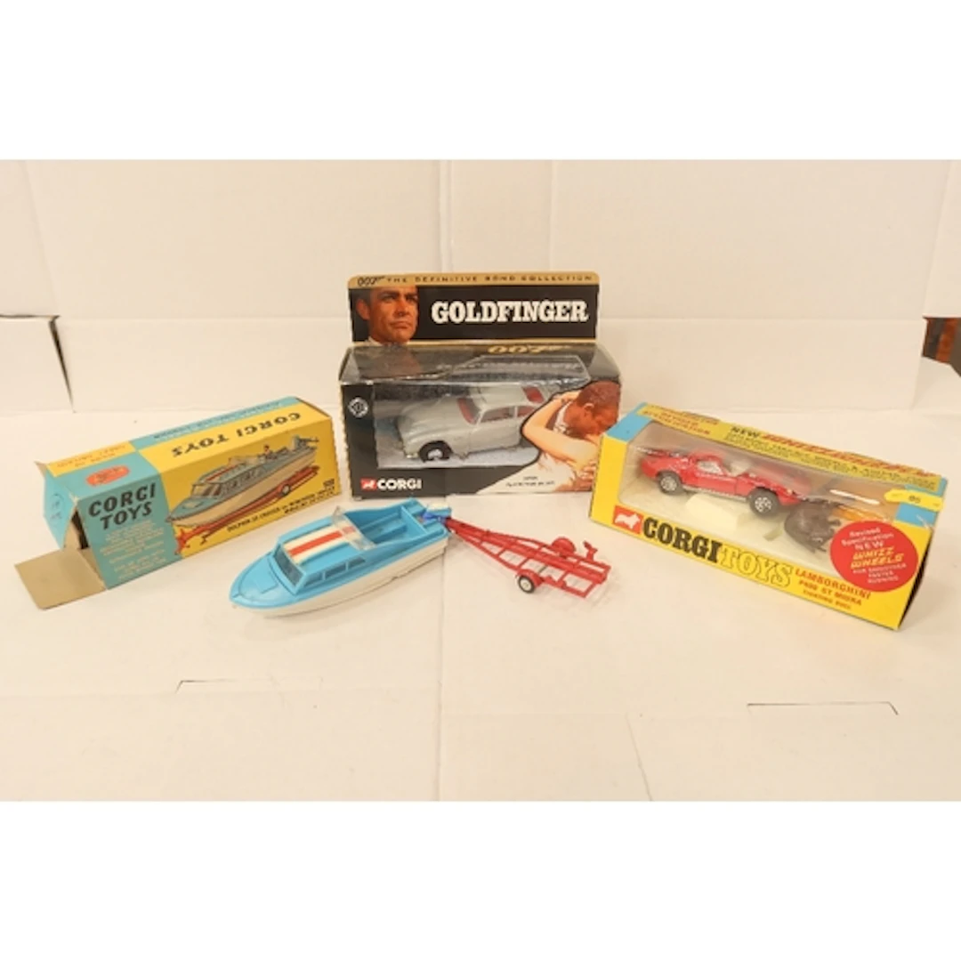 Corgi Goldfinger and Lamborghini miura dolphin 20 Cruiser an...