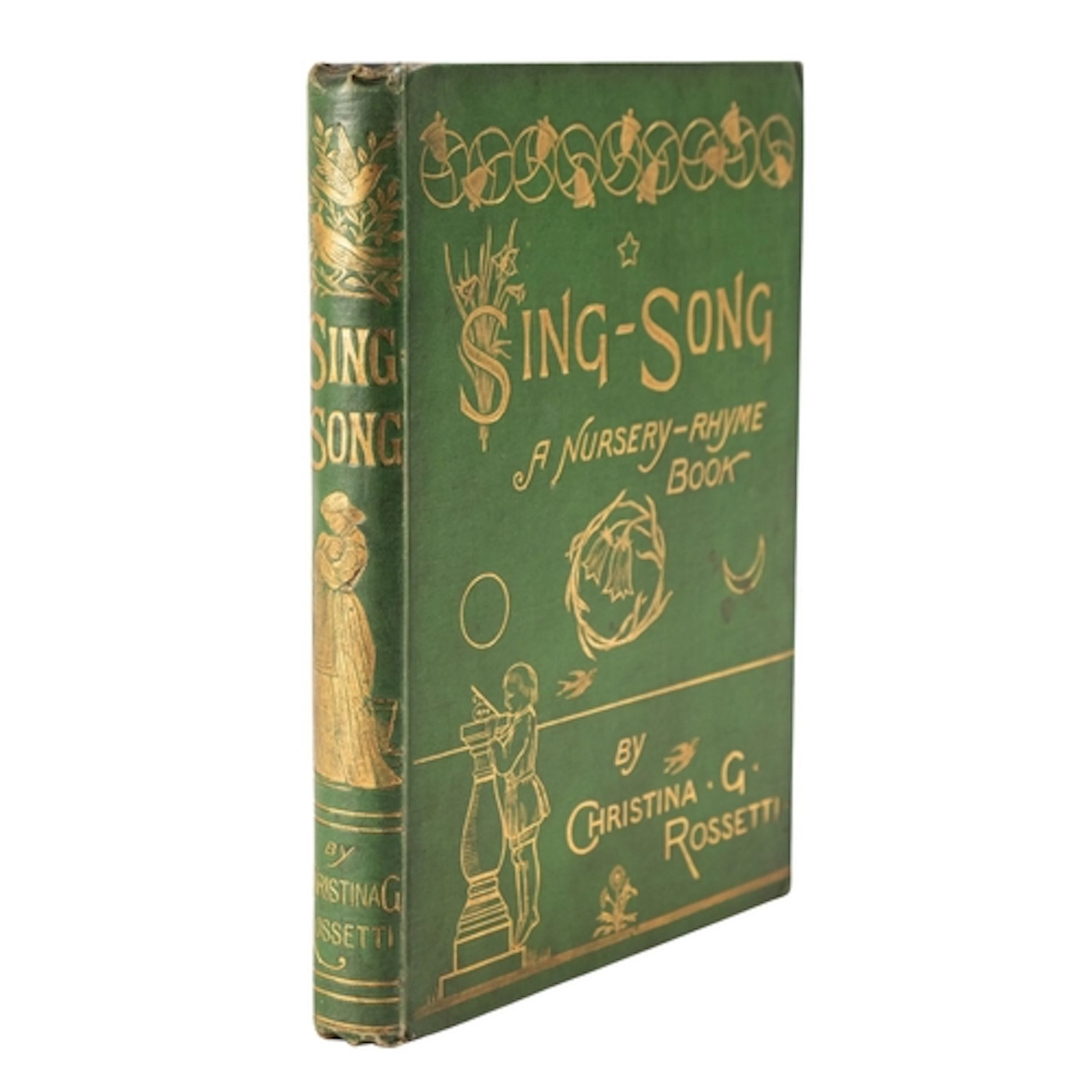 ROSSETTI, Christina. Sing-Song. A Nursery Rhyme Book..., ill...