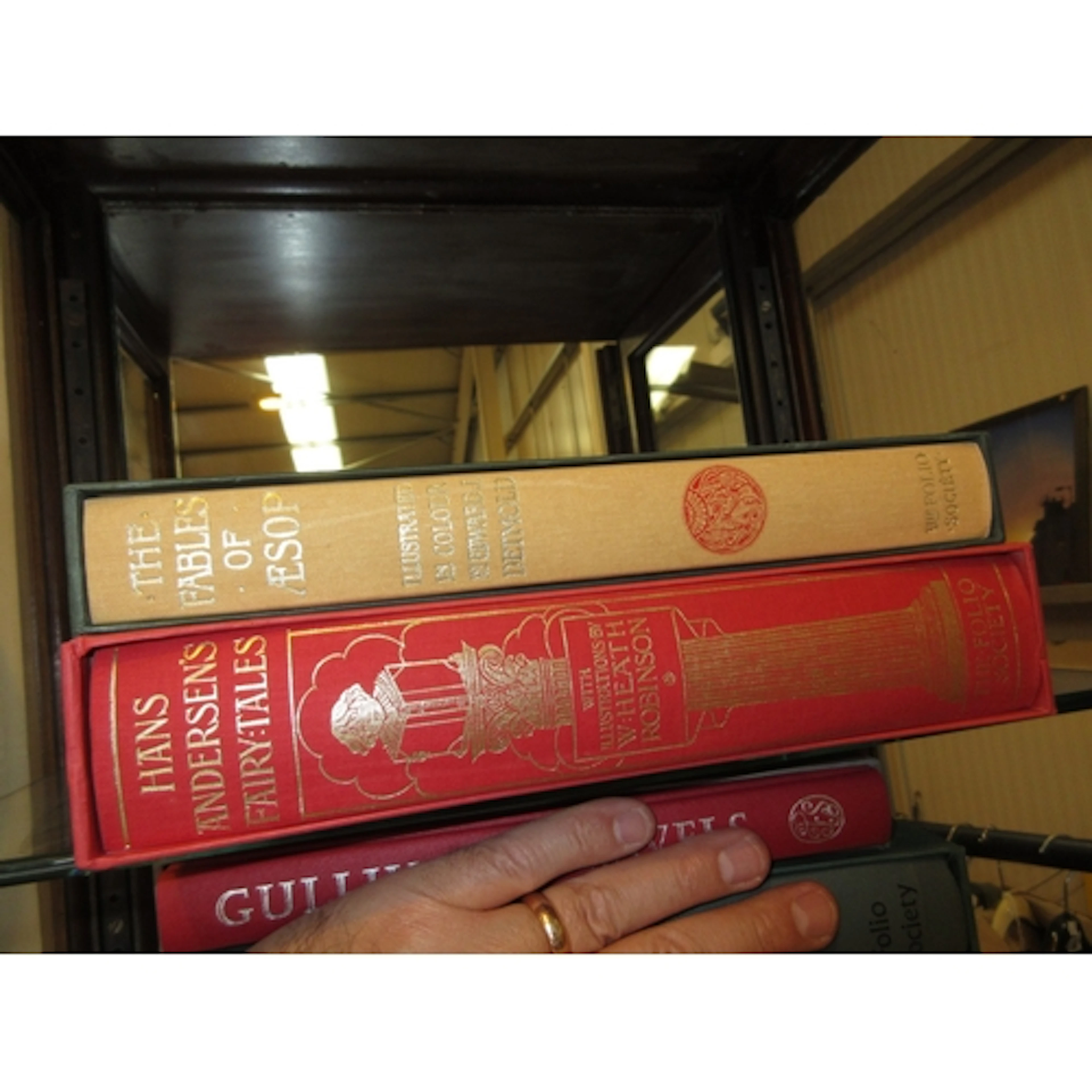Two Folio Society Books - The Fables of Aesop Illusrtrated b...