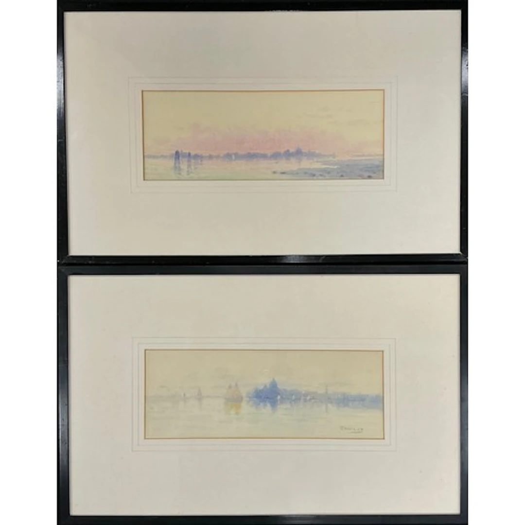 Charles Horsley, Venice Skyline, signed, watercolour, 11cm x...