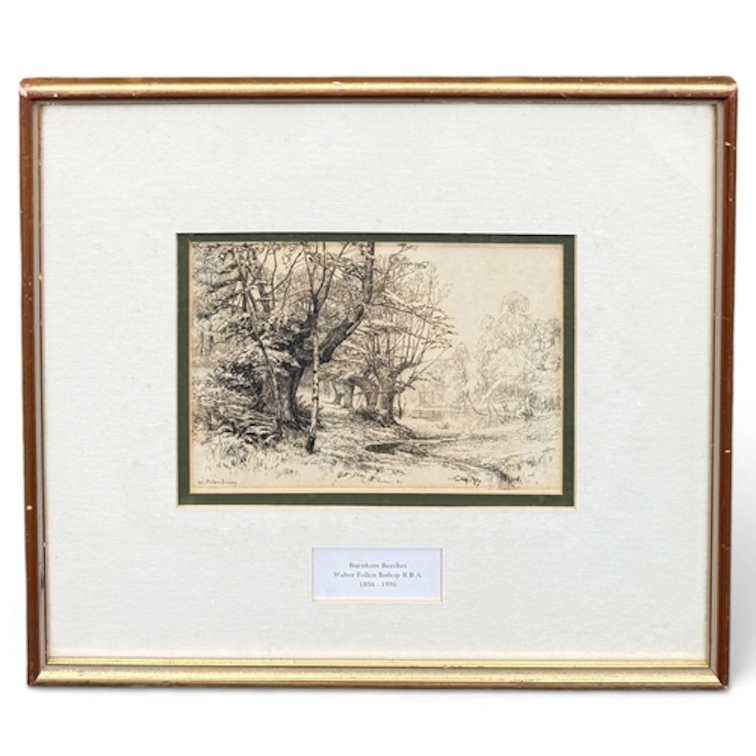 WALTER FOLLEN BISHOP (BRITISH, 1856-1936): 'BURNHAM BEECHES'...