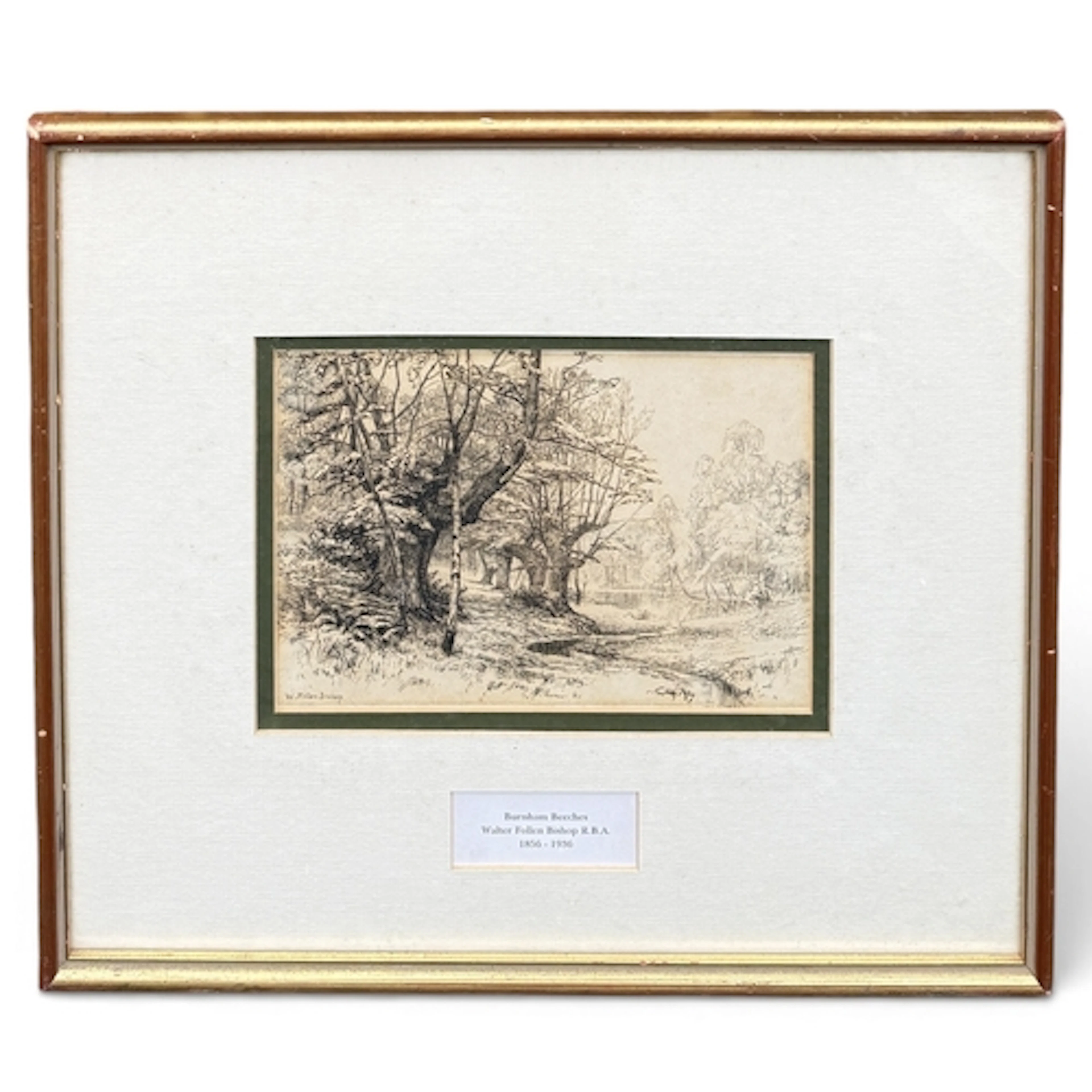 WALTER FOLLEN BISHOP (BRITISH, 1856-1936): 'BURNHAM BEECHES'...