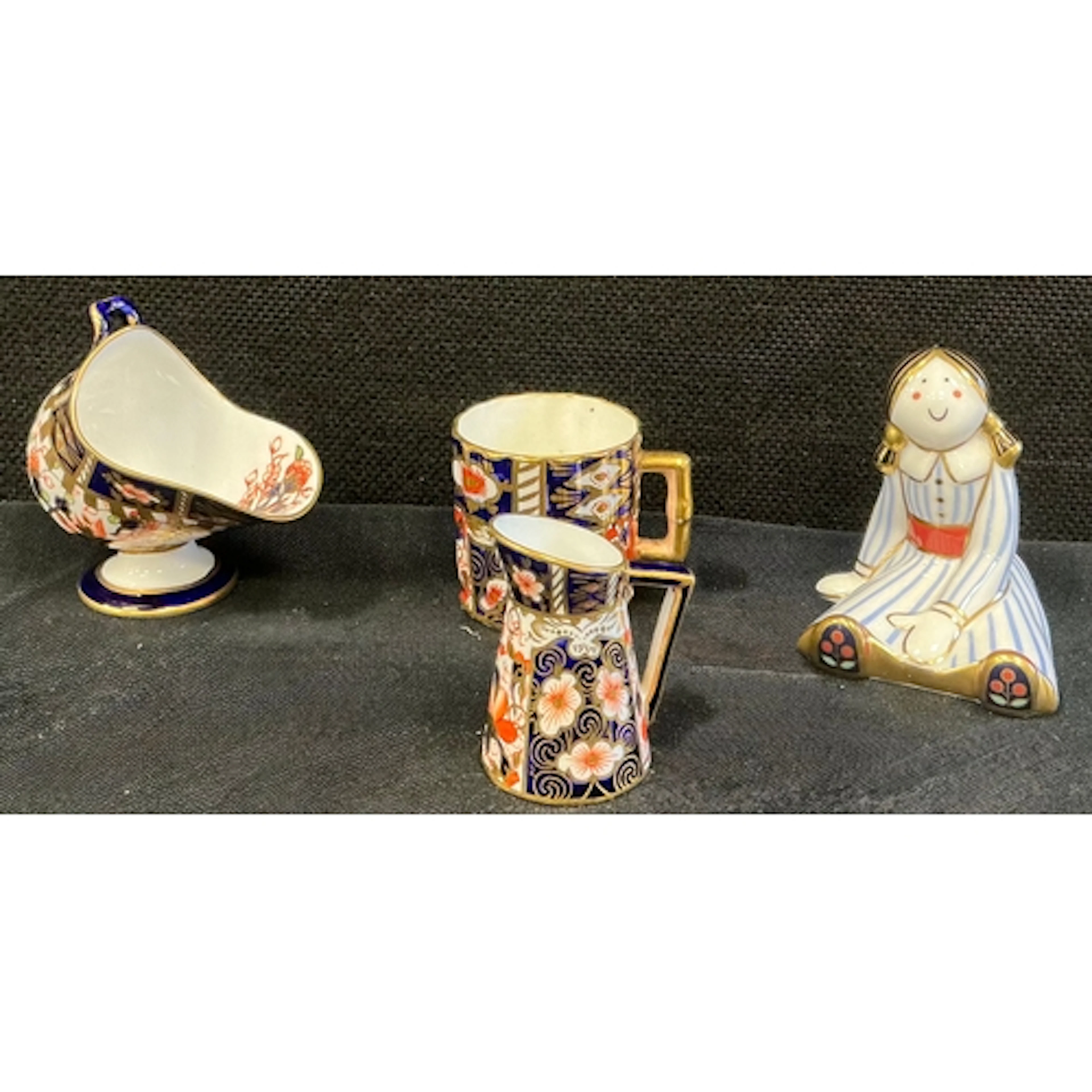 Royal crown Derby miniatures to include a coal scuttle in 62...