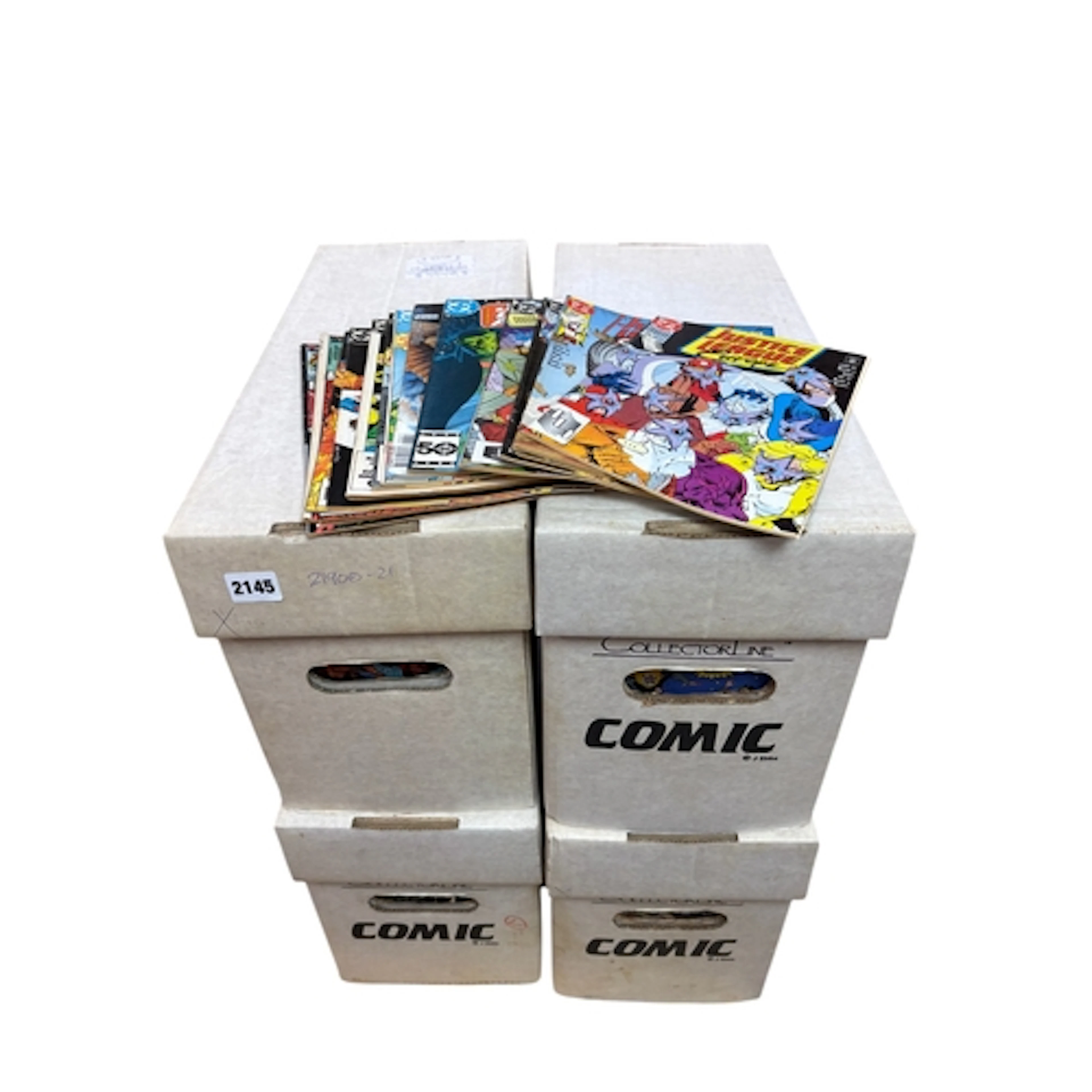 A large collection of D/C Marvel comics, inc. Industrial Got...