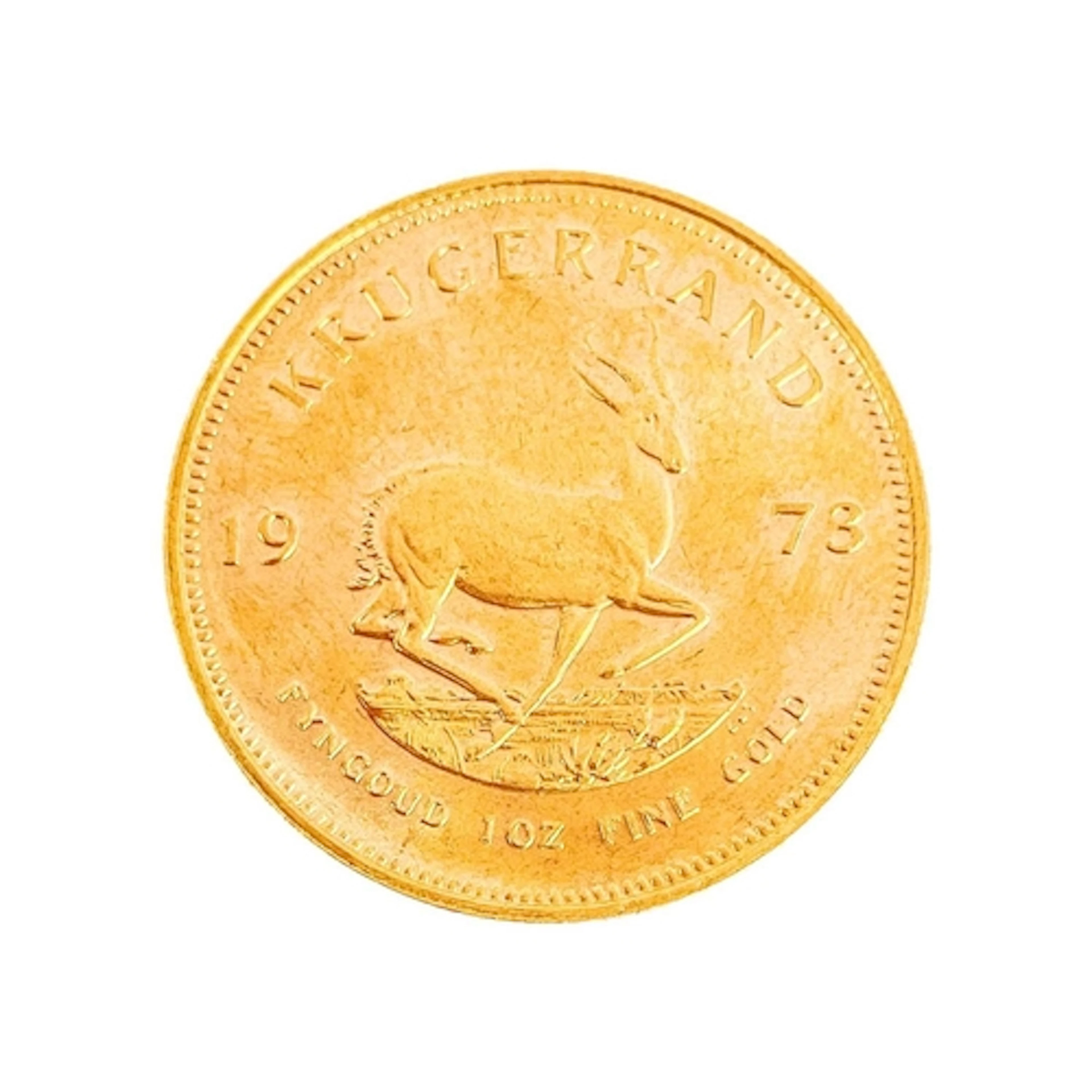 1973 Gold full Krugerrand. 1973 gold full Krugerrand in ef c...