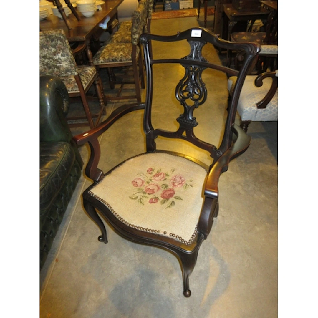 Late Victorian Occasional Arm Chair