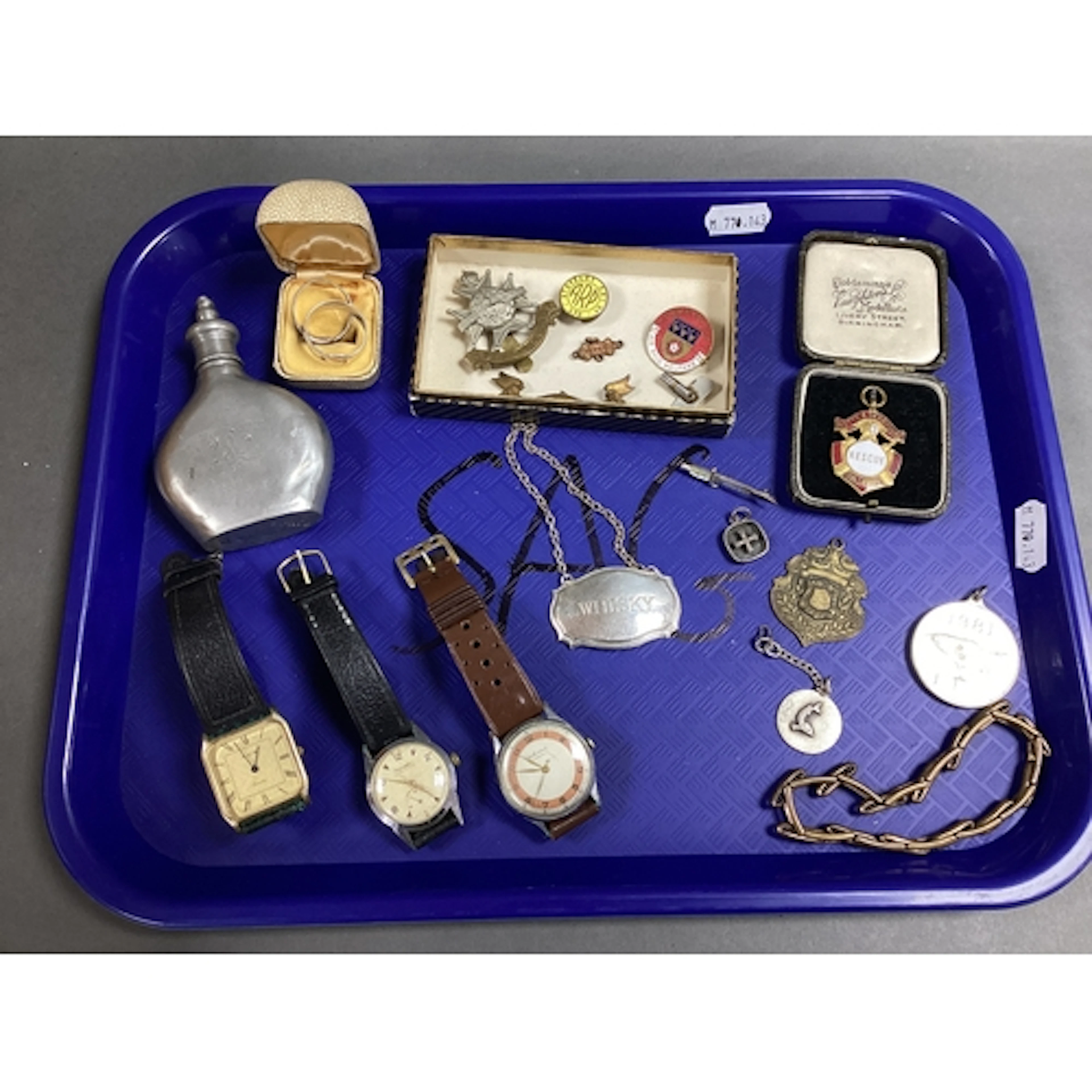 A Collection of Vintage and Later Gent's Jewellery, includin...