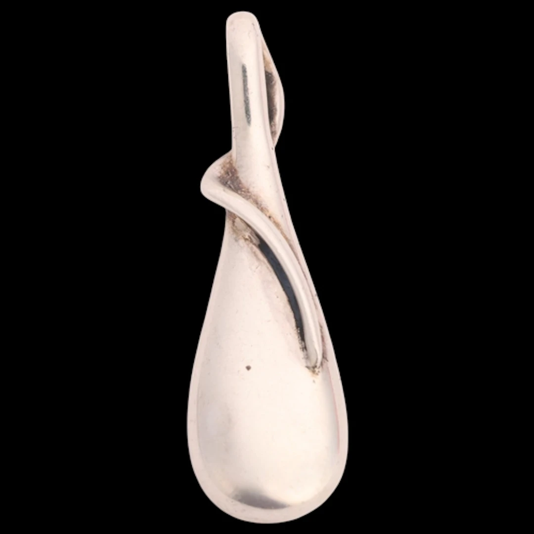 ROYAL COPENHAGEN PORCELAIN - a heavy Danish modernist sterli...