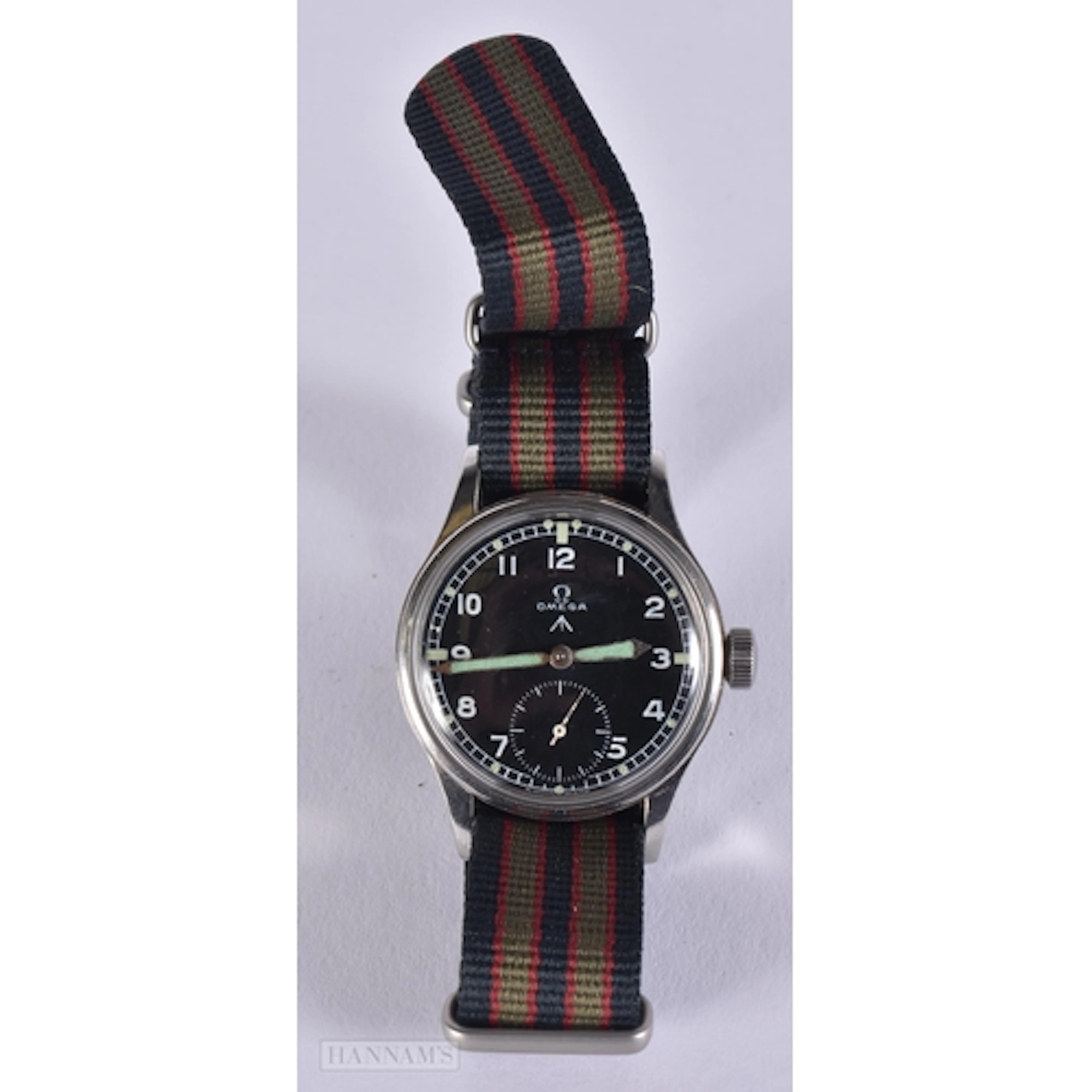 OMEGA - a Second World War Period stainless steel British Mi...