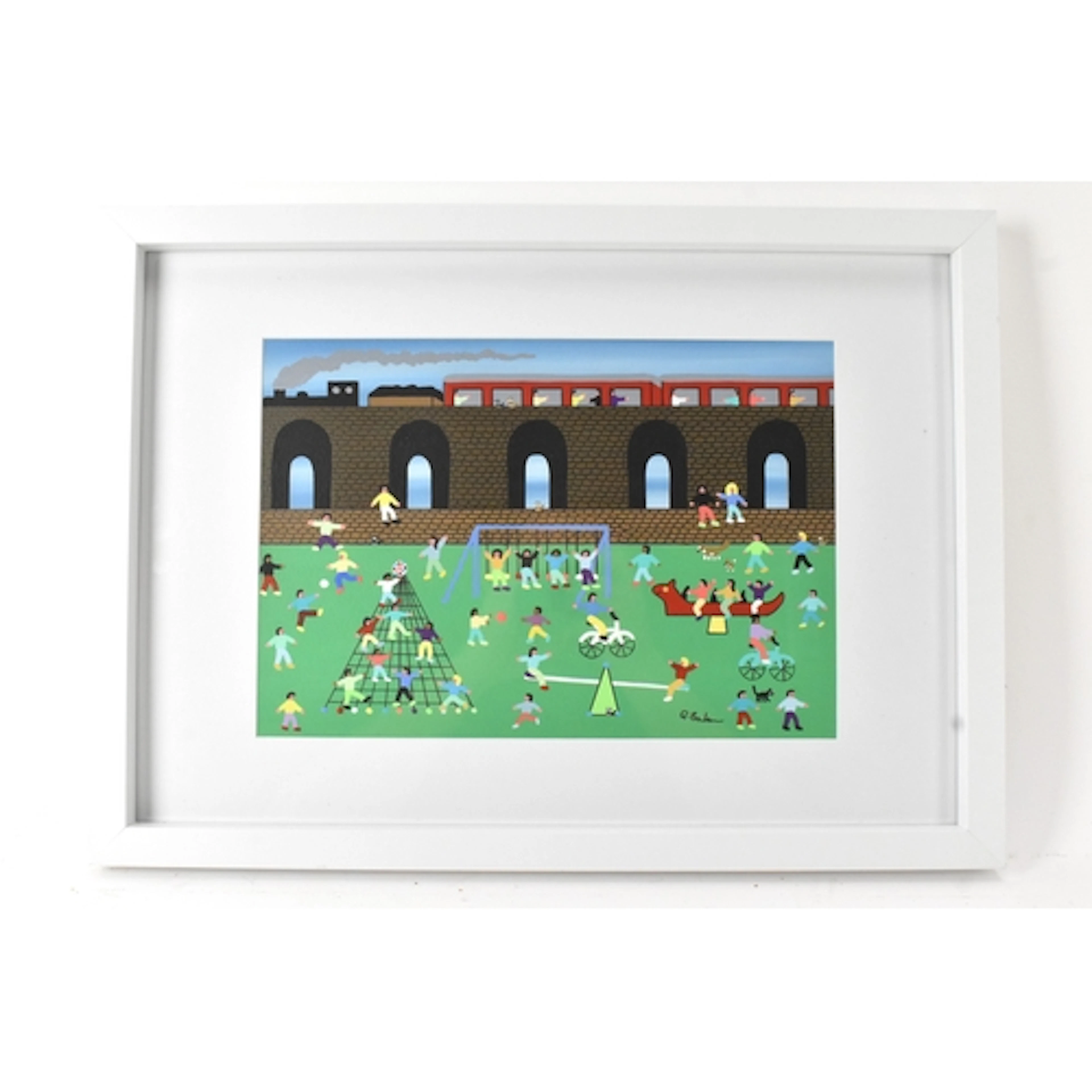 Gordon Barker (contemporary Devon artist), acrylic on board,...