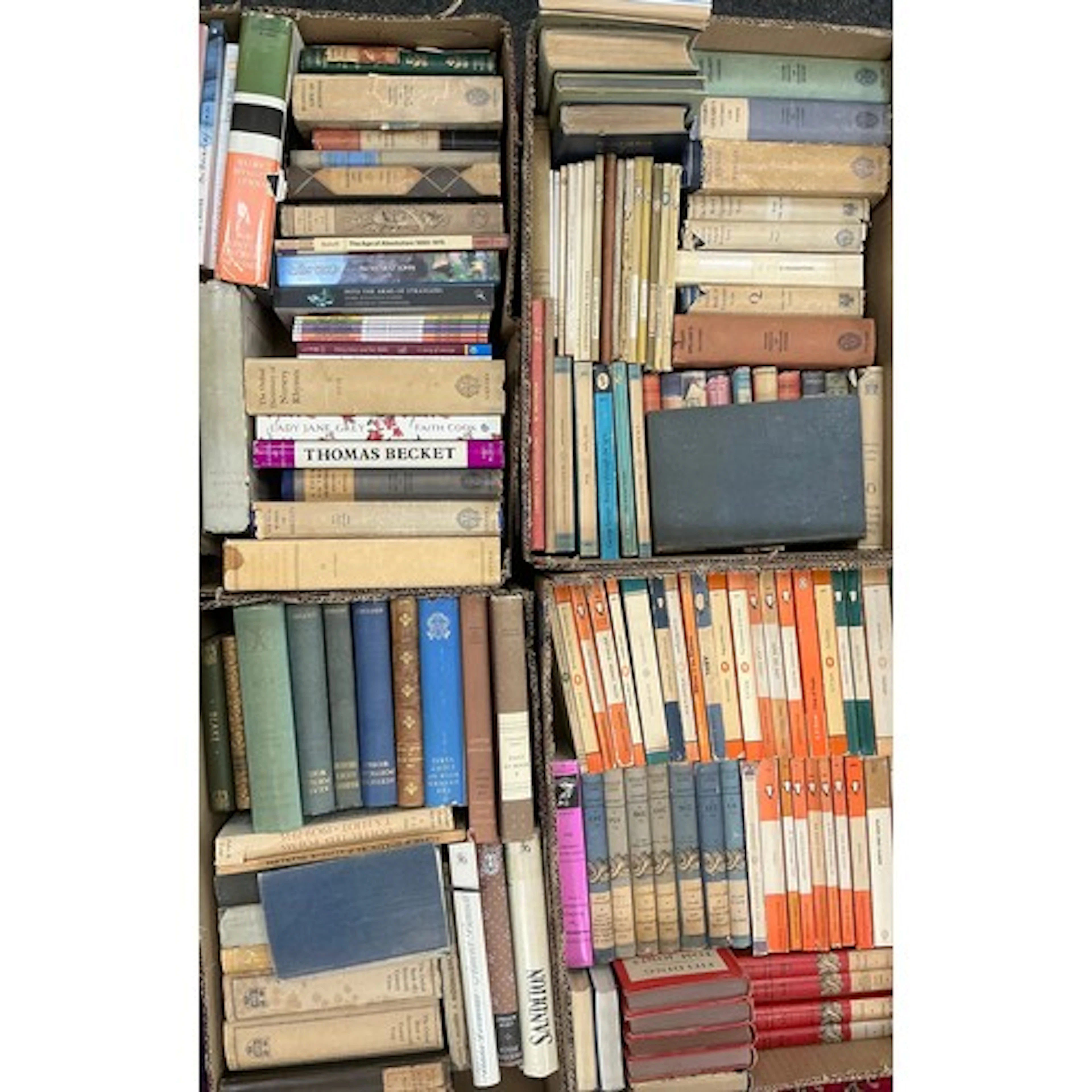 Books - Vintage Penguin paperback books - Ernest Hemingway, ...