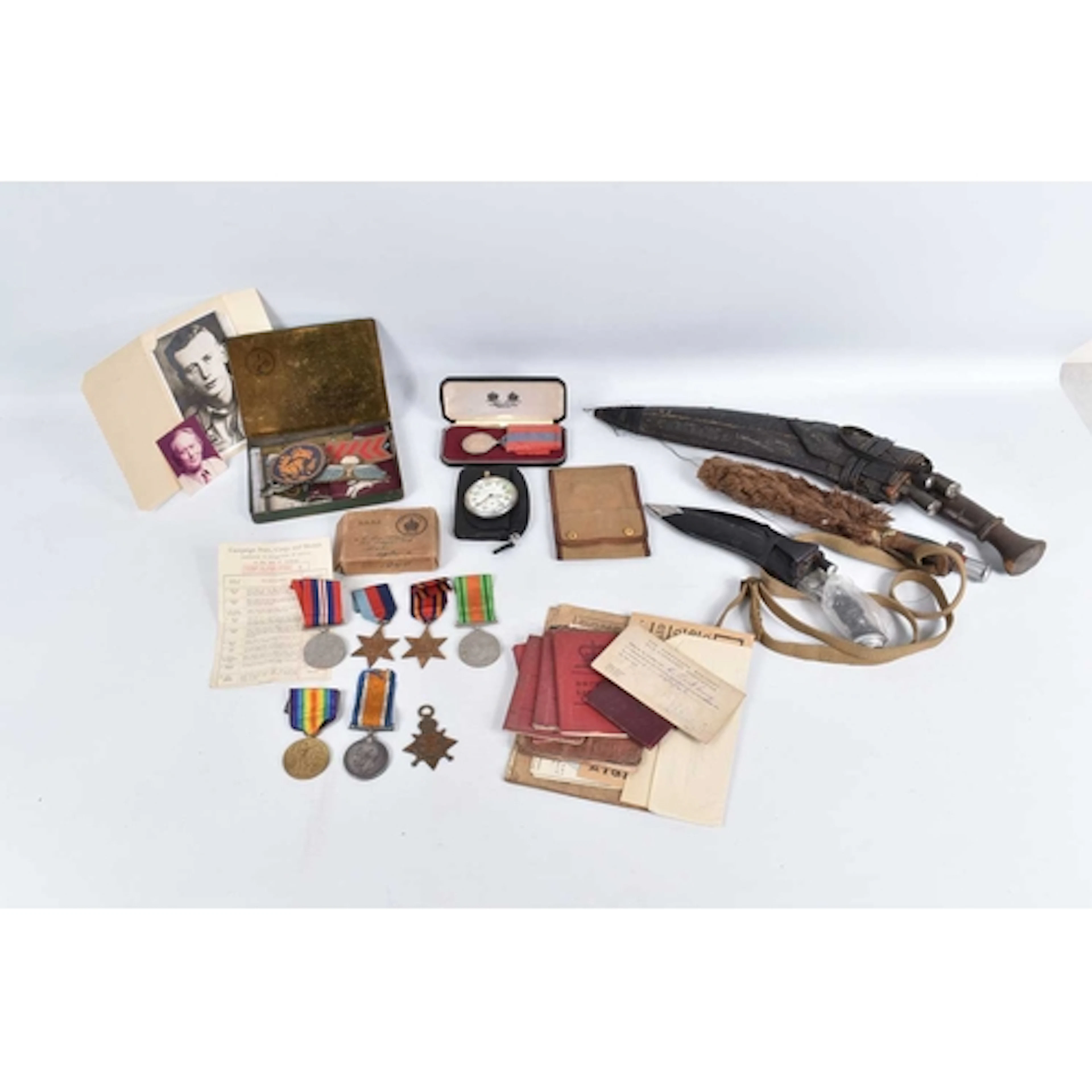A VERY INTERESTING WORLD WAR TWO BURMA STAR CHINDITS MEDAL G...