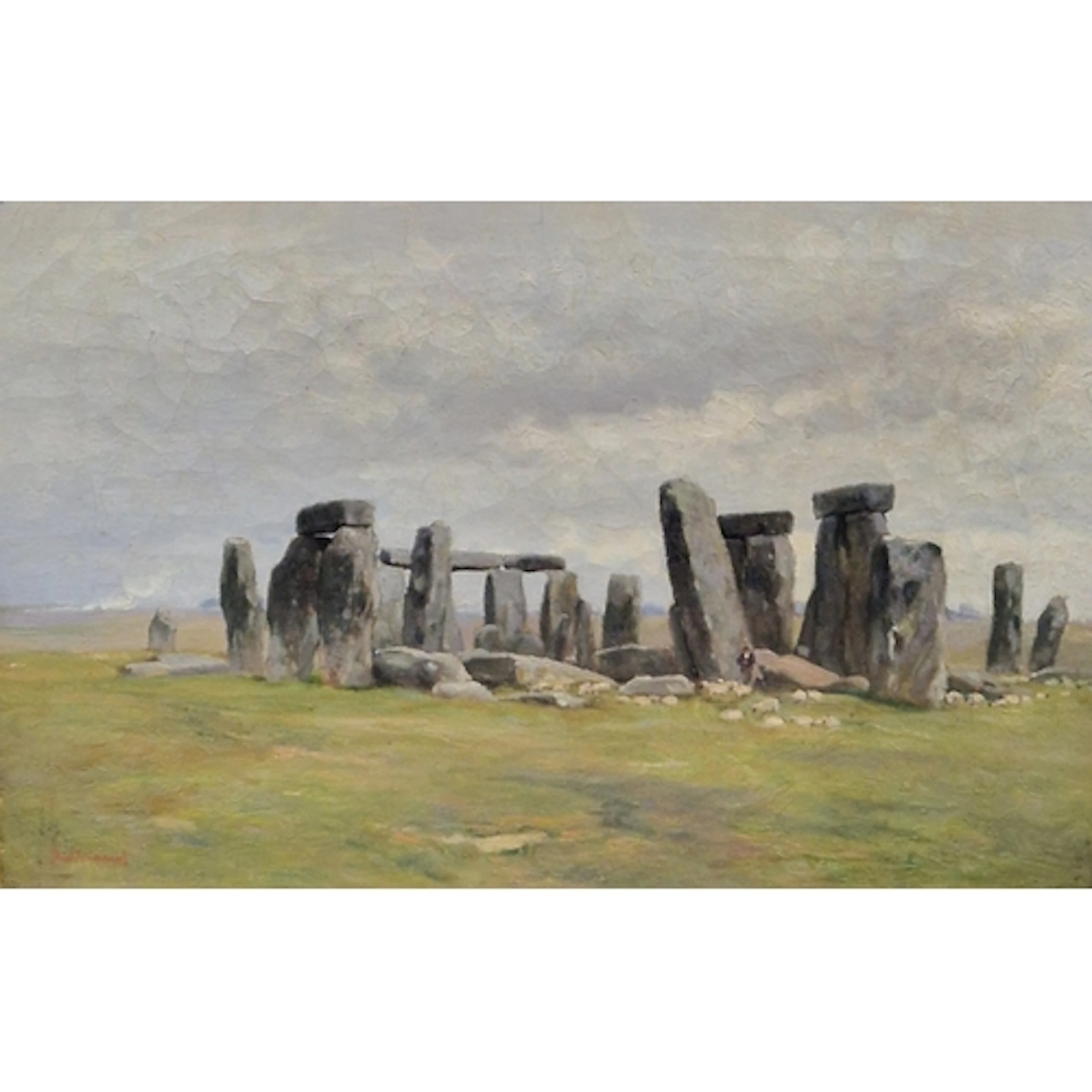 FREDERICK WILLIAM NEWTON WHITEHEAD (1853-1938). At Stoneheng...