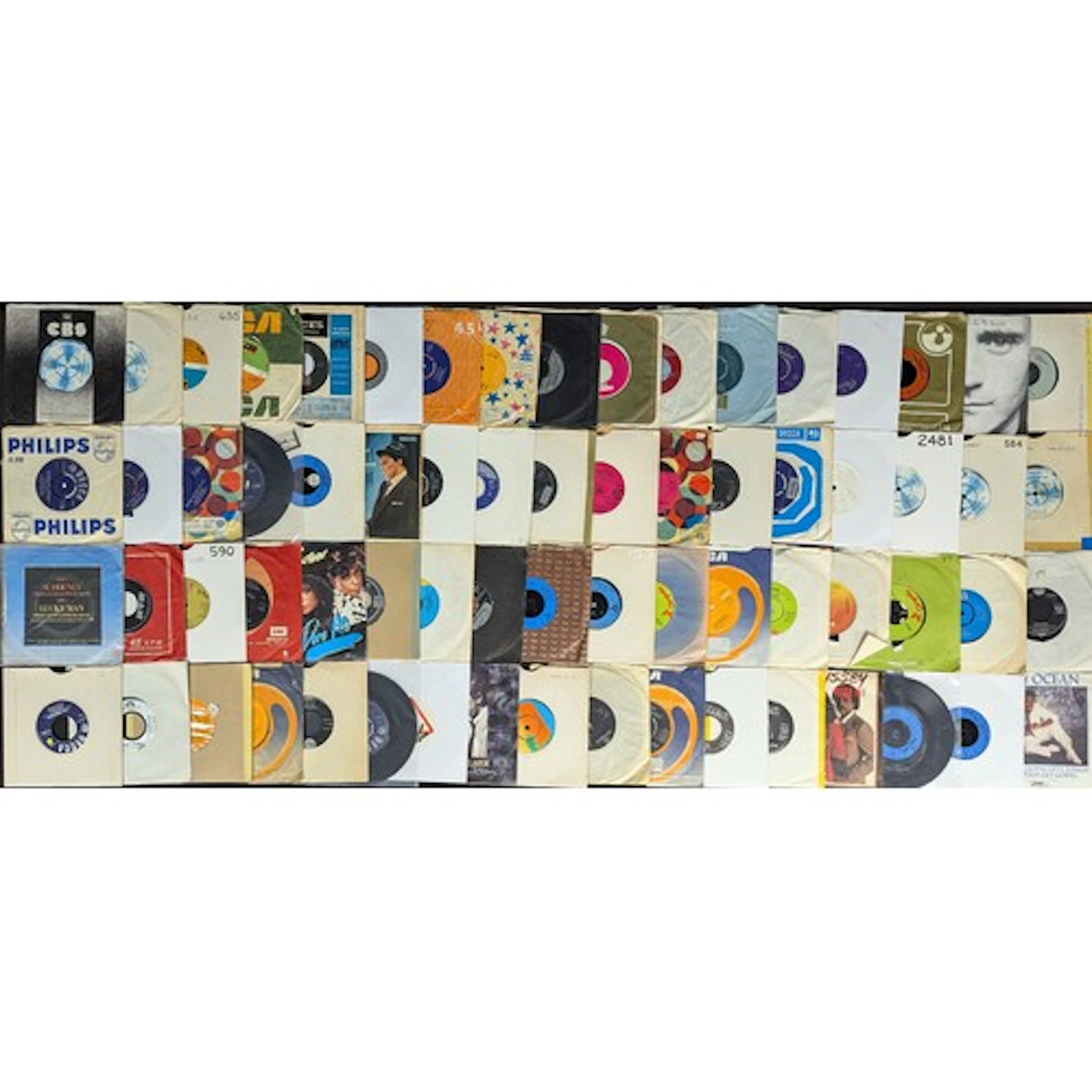 Vinyl Records – 45rpm 7” singles – various artists and genre...