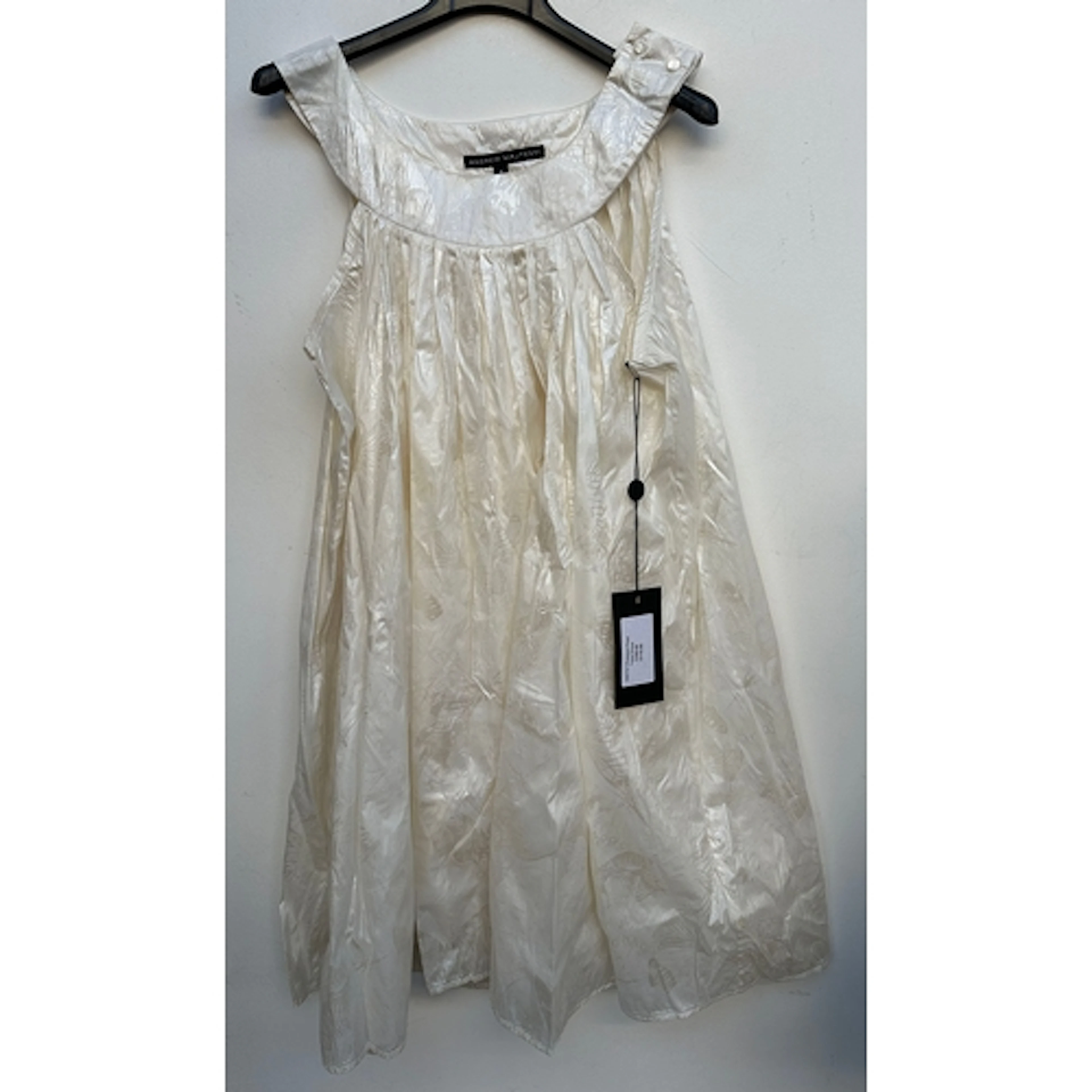 A Andrew Majtenyi, NWT, pressed pleat yoke dress, size 8, RR...