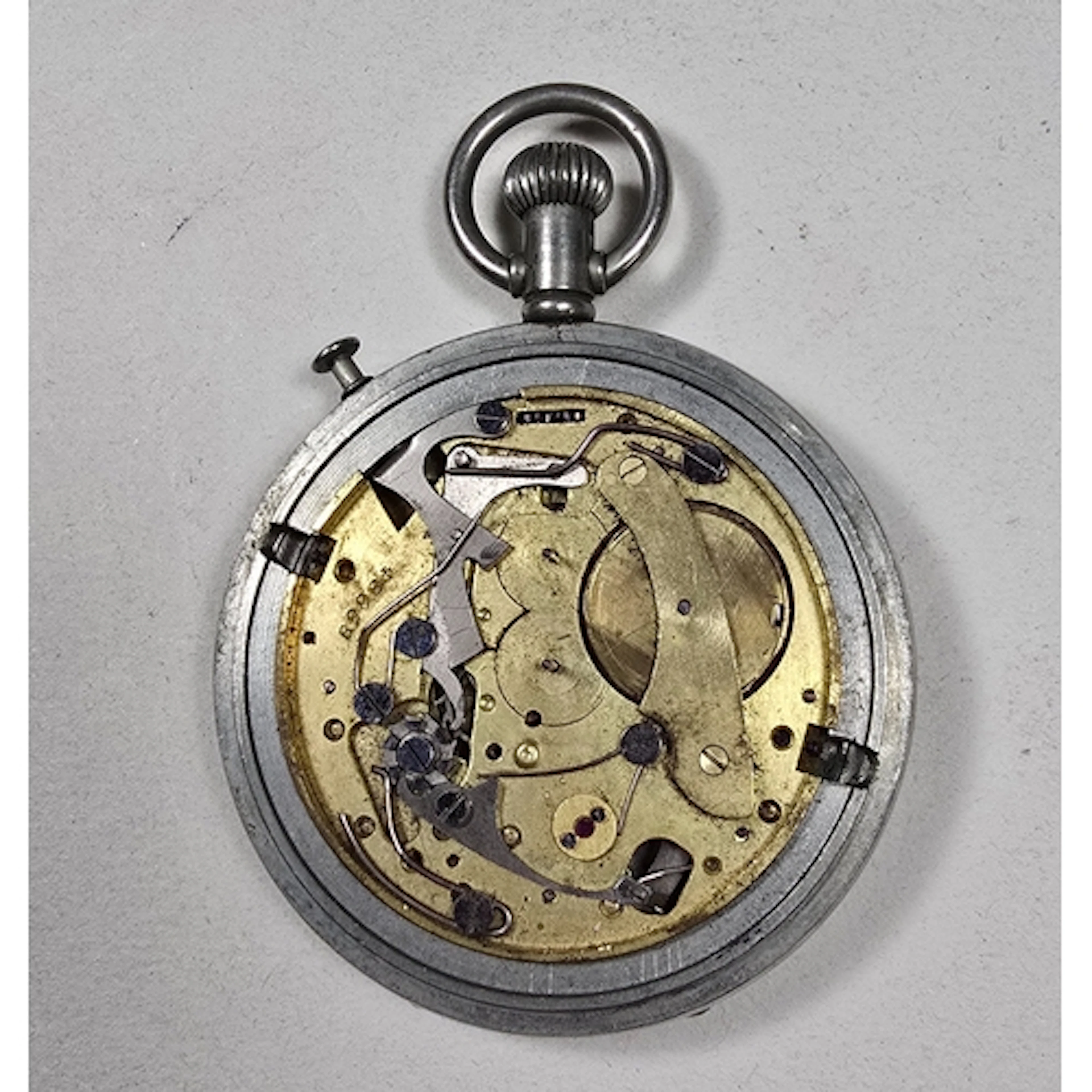 Part only of a scarce Third Reich chronograph pocket watch, ...