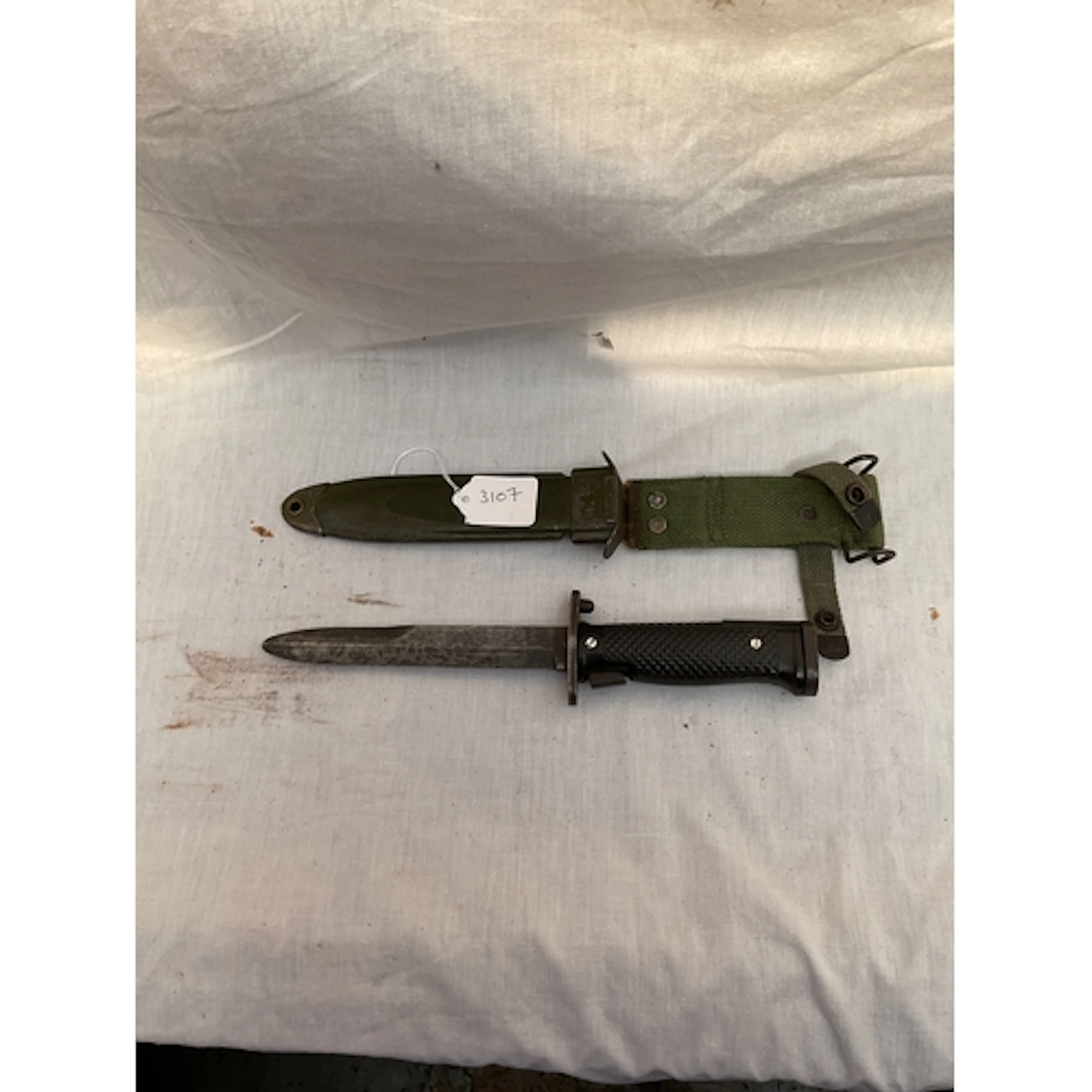 KM8A1 US Bayonet and sheath.