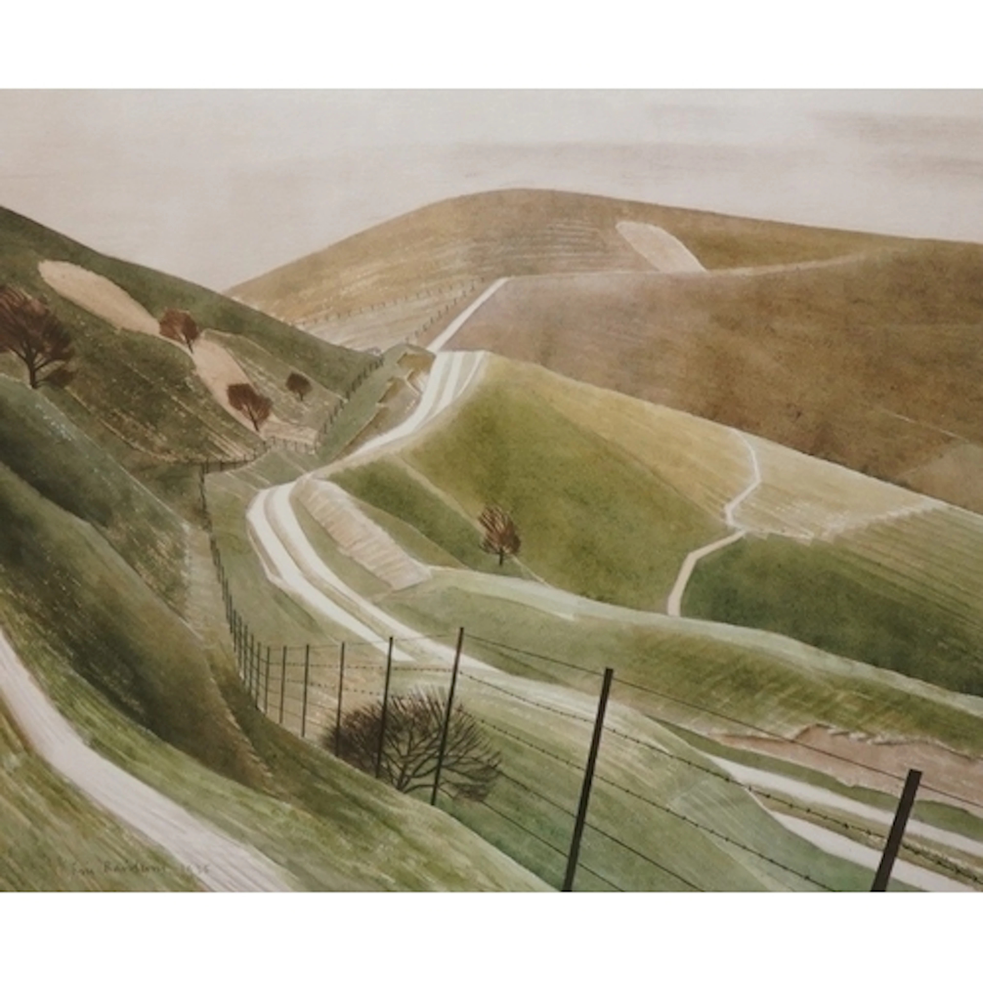 After Eric Ravilious (1903-1942), 'Chalk Paths', 1935, giclé...