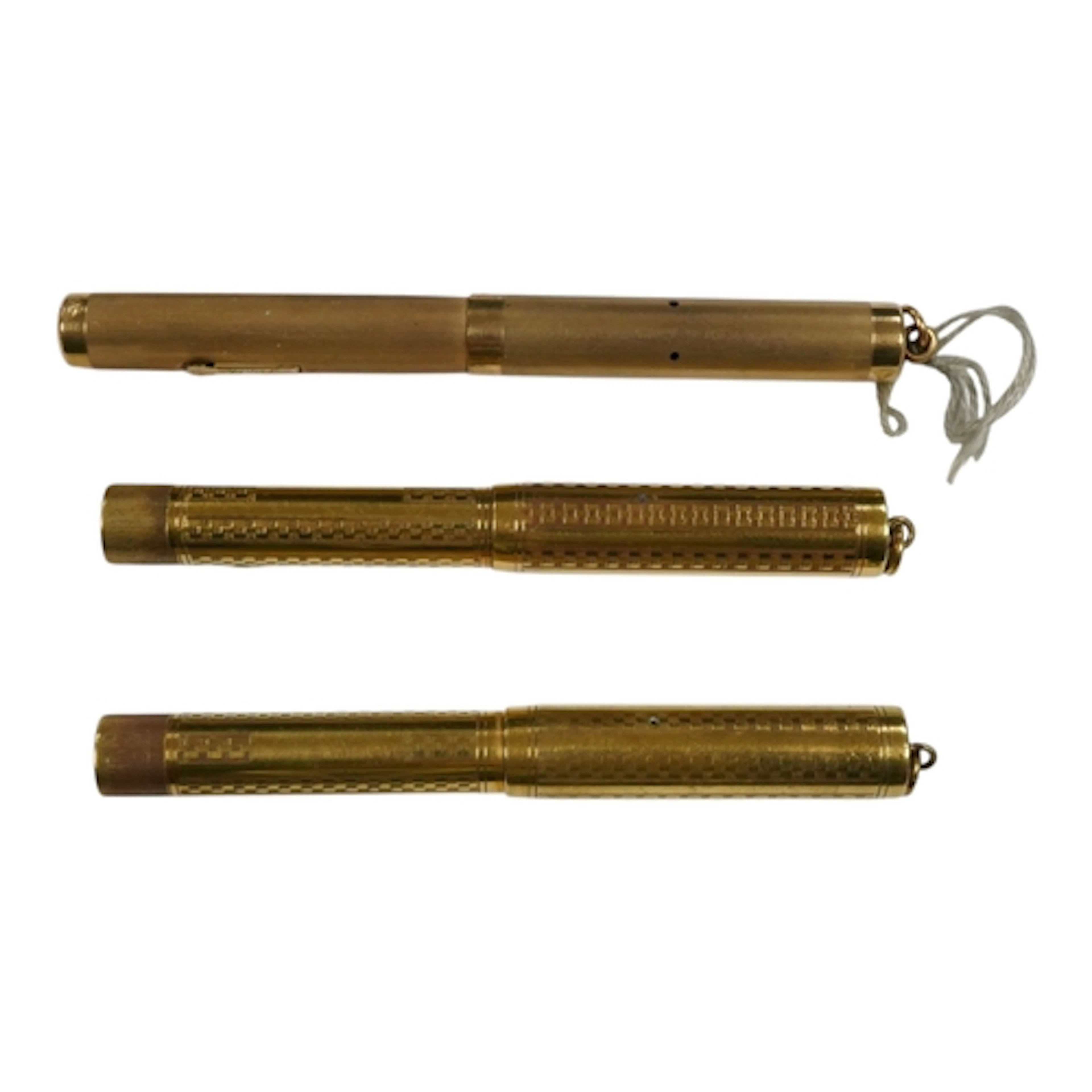 Three ring top fountain pens, two Waterman and one Wahl (3)...