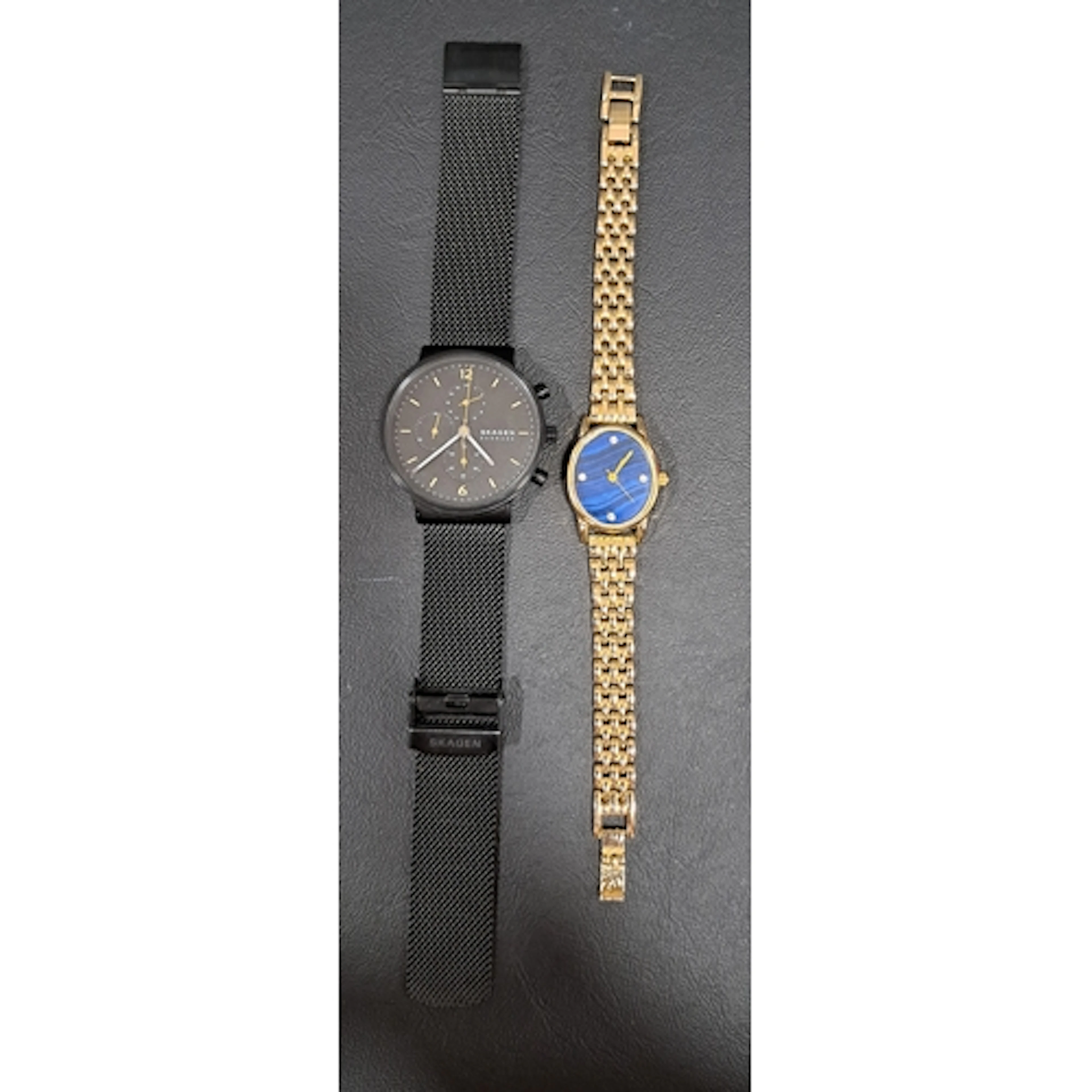 TWO FASHION WATCHES comprising a Skagen SKW6762 and a Adrien...
