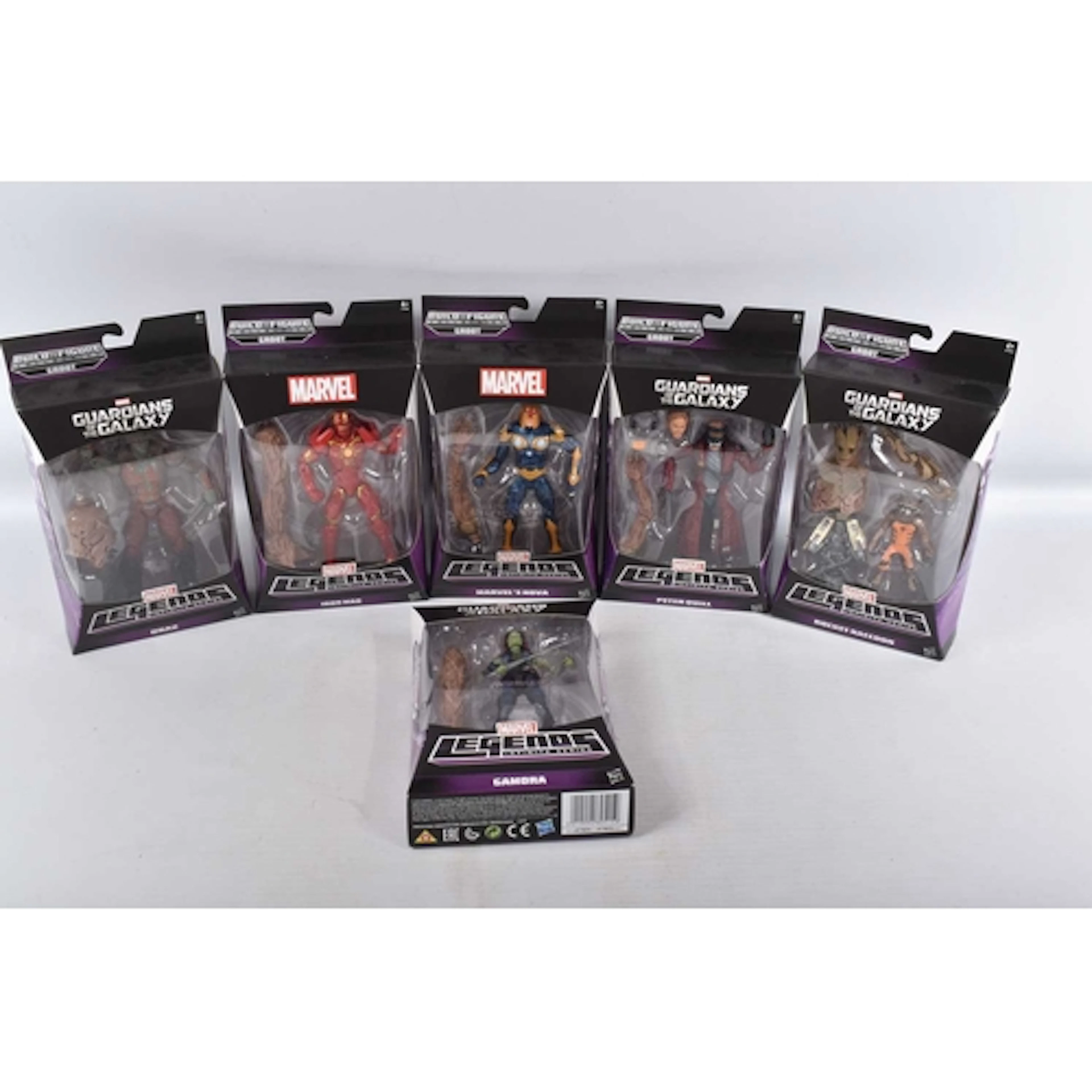 SIX HASBRO BOXED AND SEALED MARVEL LEGENDS INFINITE SERIES G...