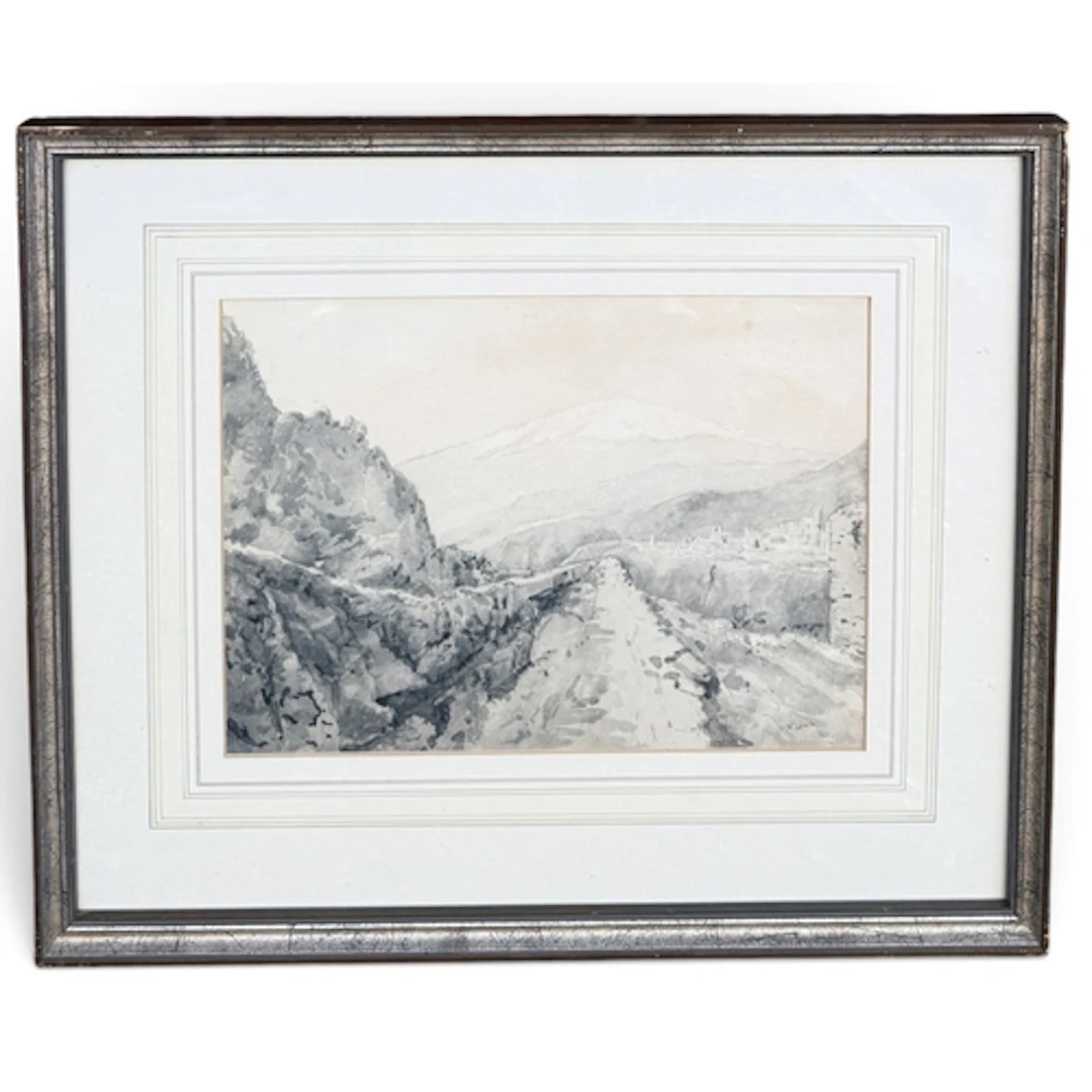 EARLY 20TH CENTURY BRITISH SCHOOL (M.W. JARVIS): MOUNT ETNA ...