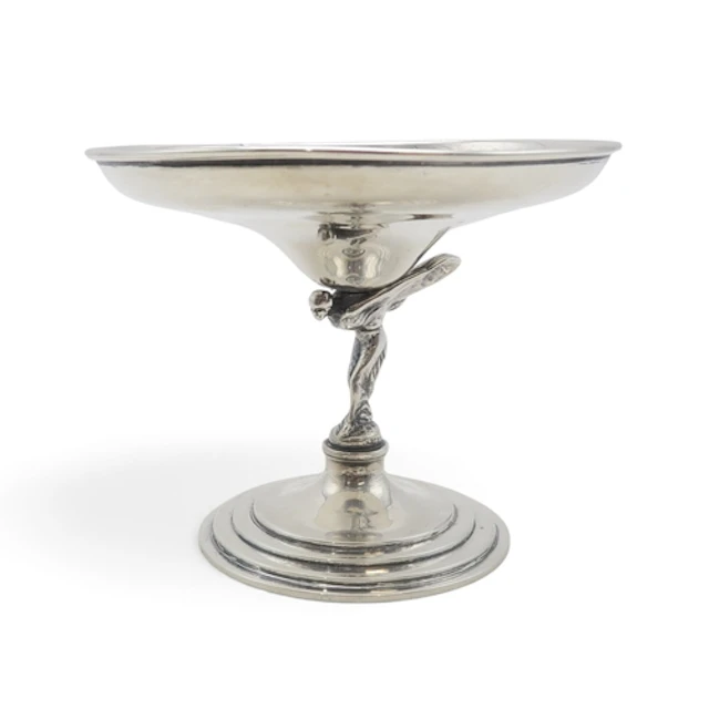 AUTOMOBILIA - A SILVER ROLLS-ROYCE SPIRIT OF ECSTASY BON-BON...