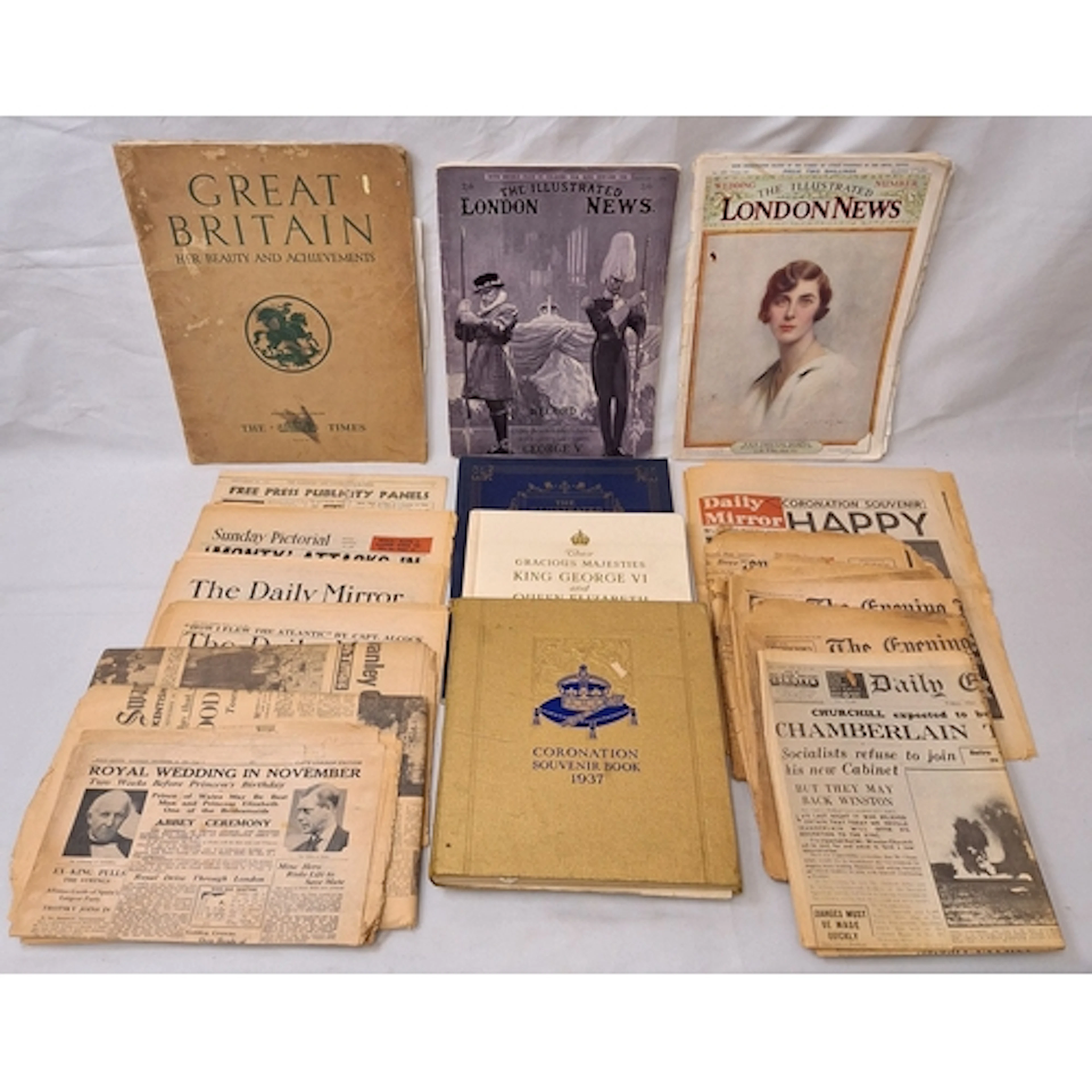 Various items of ephemera: The Daily Mirror 1919, Dartford &...
