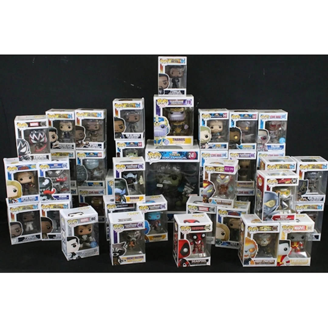 40 Boxed Marvel Funko Pops to include Captain America Civil ...