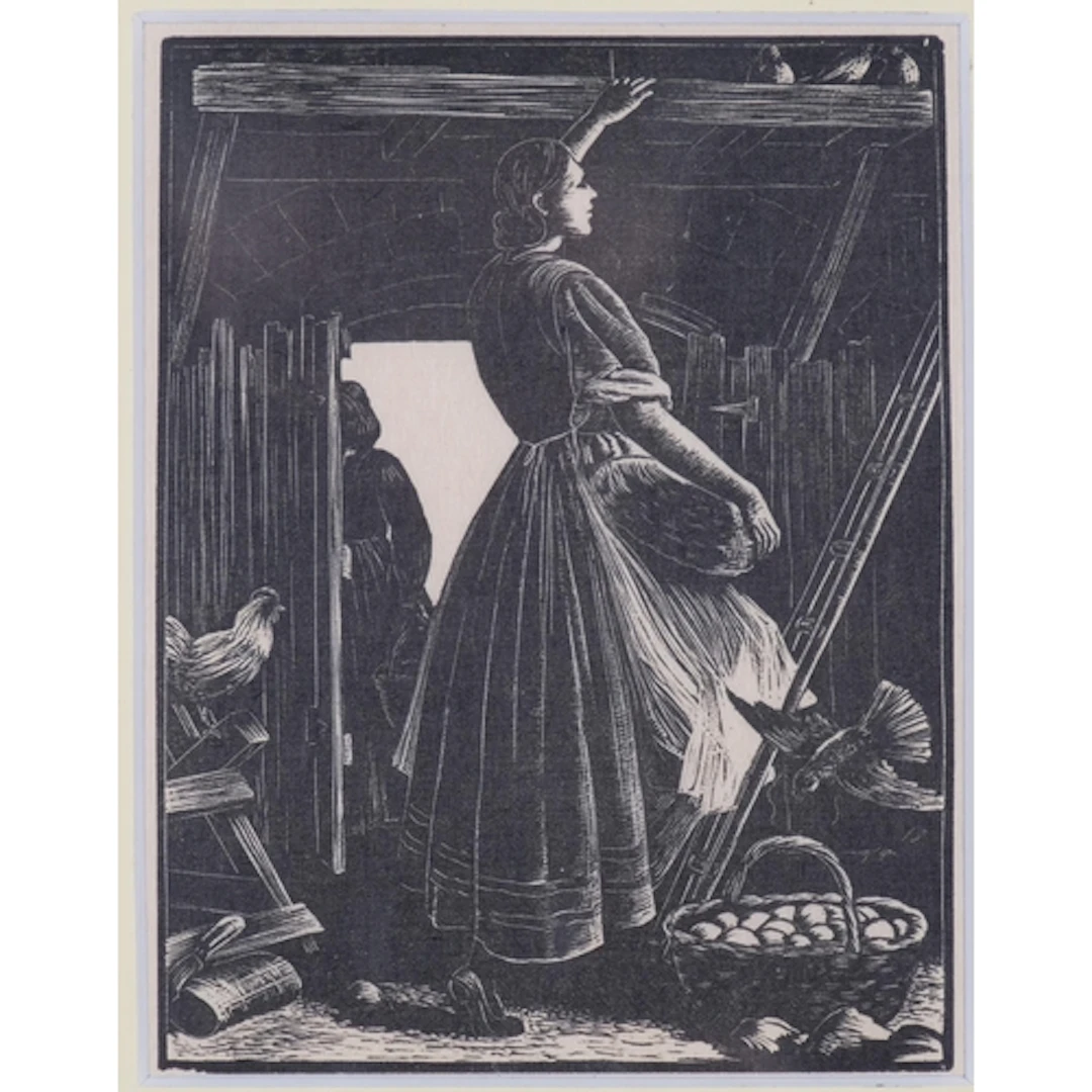 Clare Leighton (1898-1989), woodcut on paper, Illustration t...