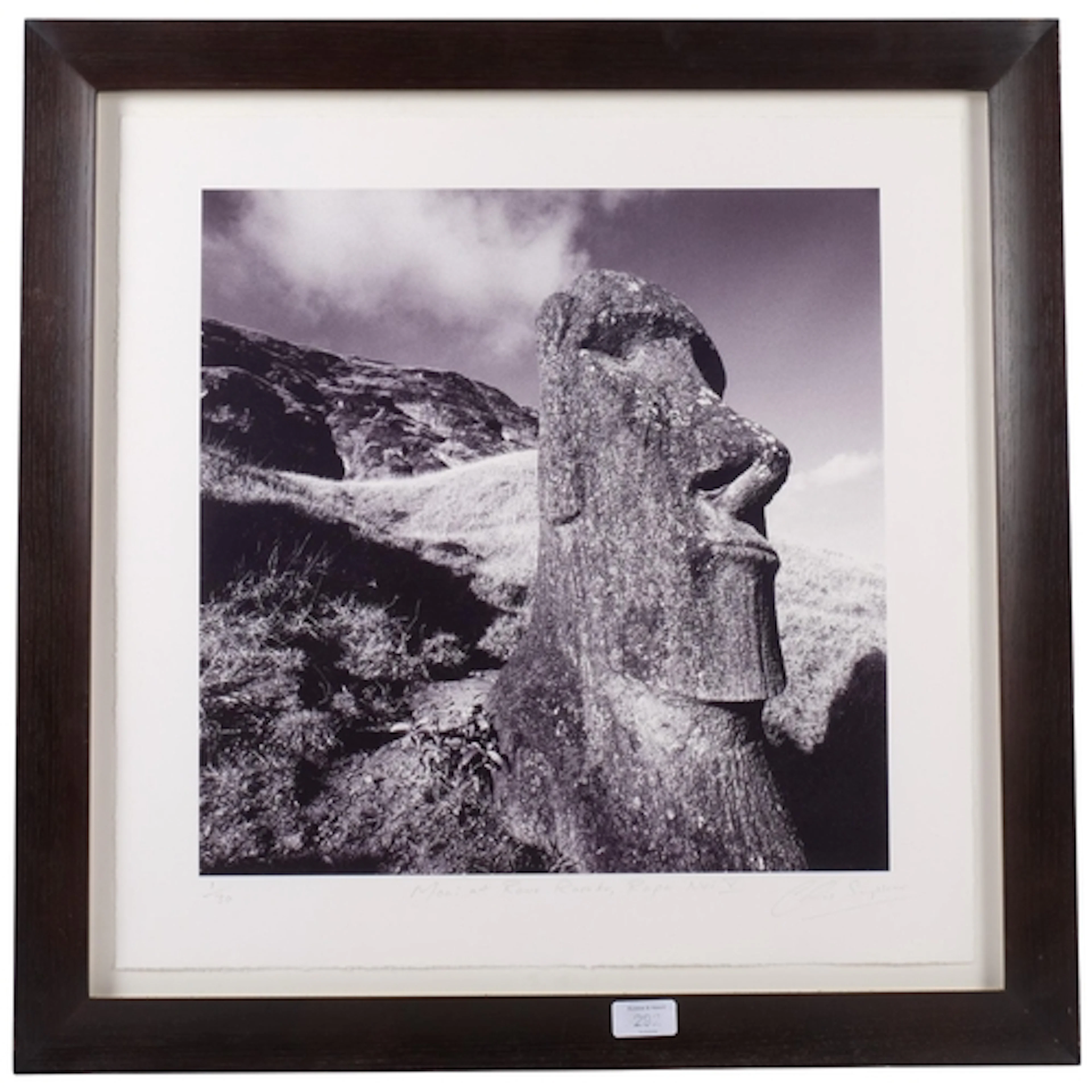 Chris Simpson (b. 1952 - ), an original monochrome limited e...