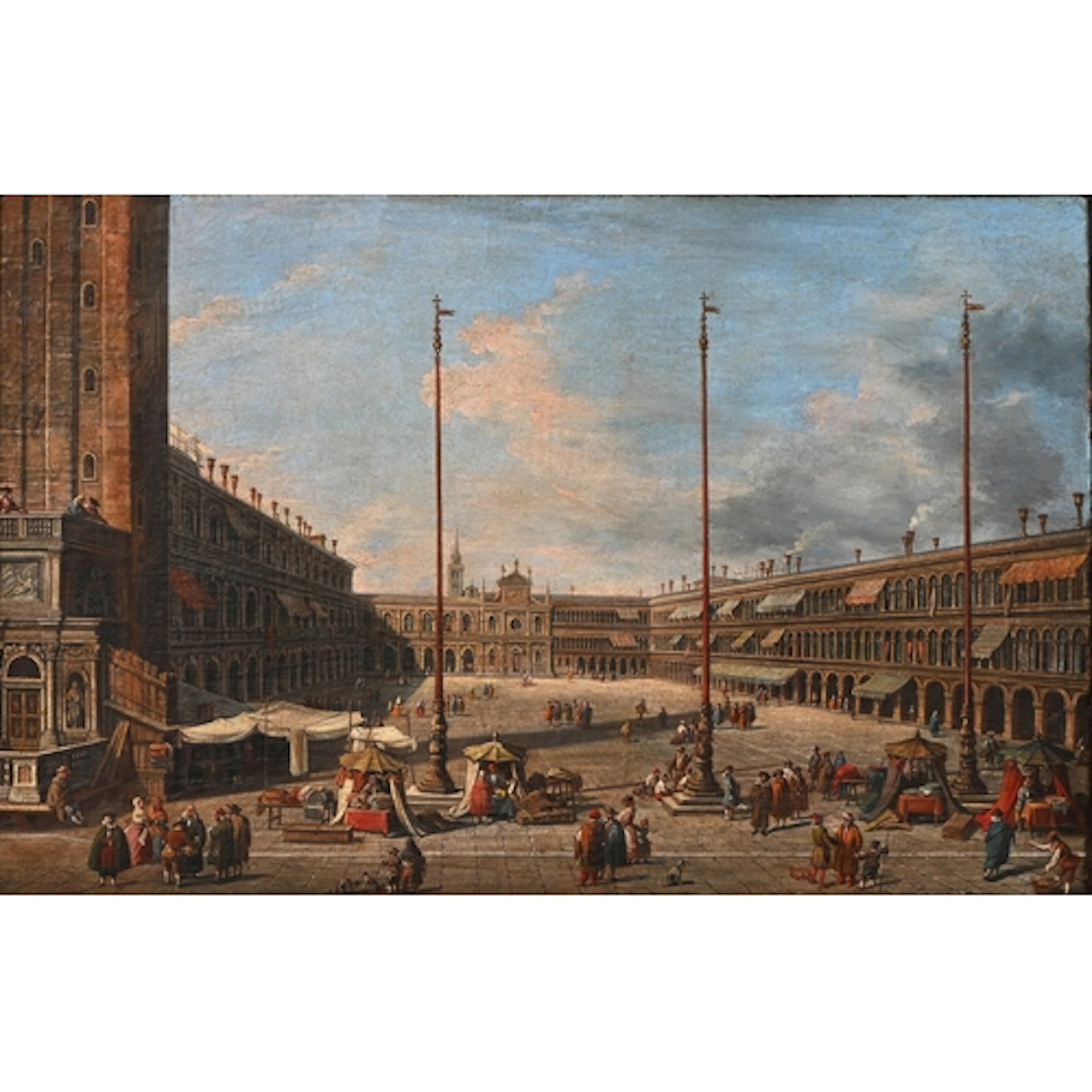 Follower of Antonio Canal called Canaletto - The Piazza San ...
