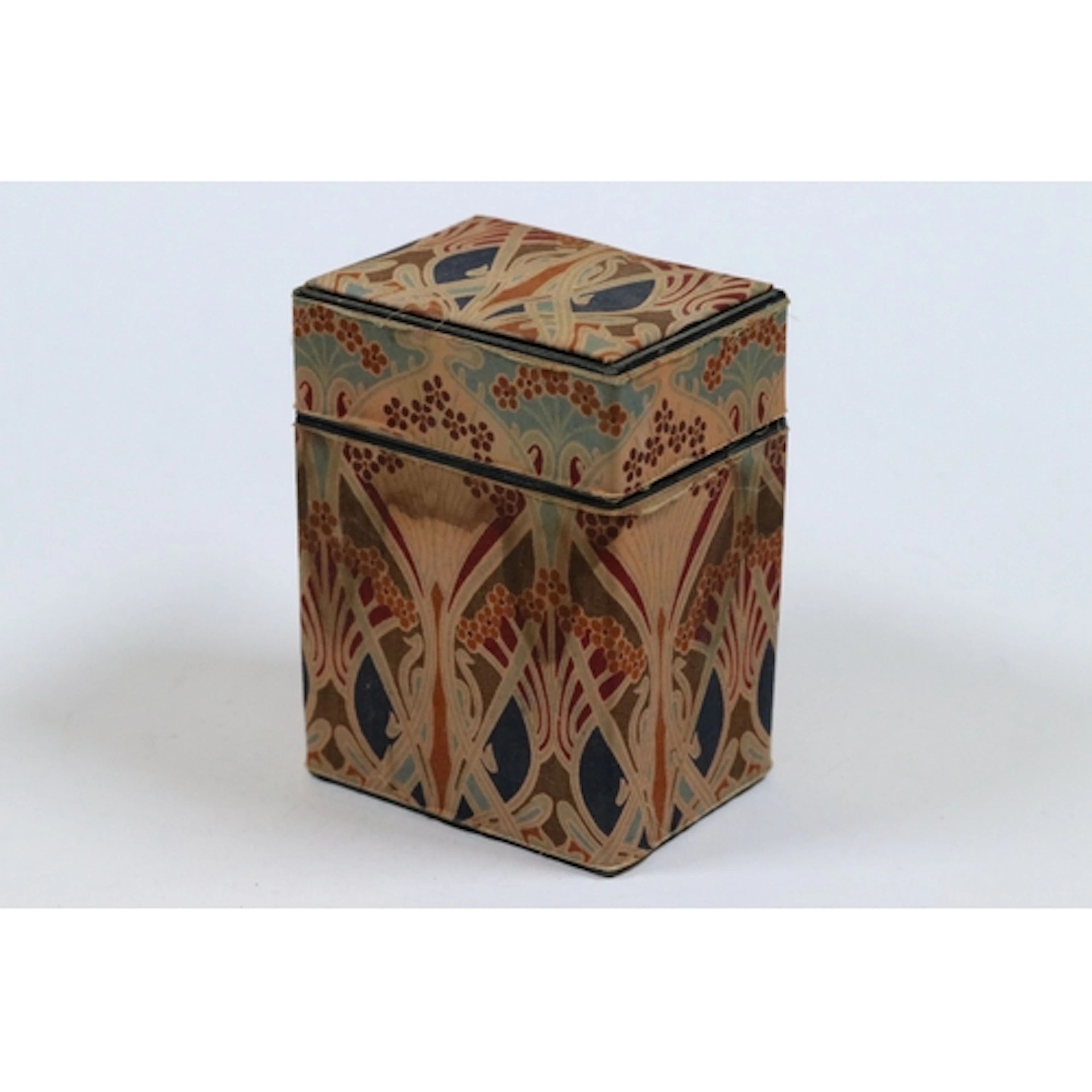 Liberty of London playing card box covered in Art Nouveau st...