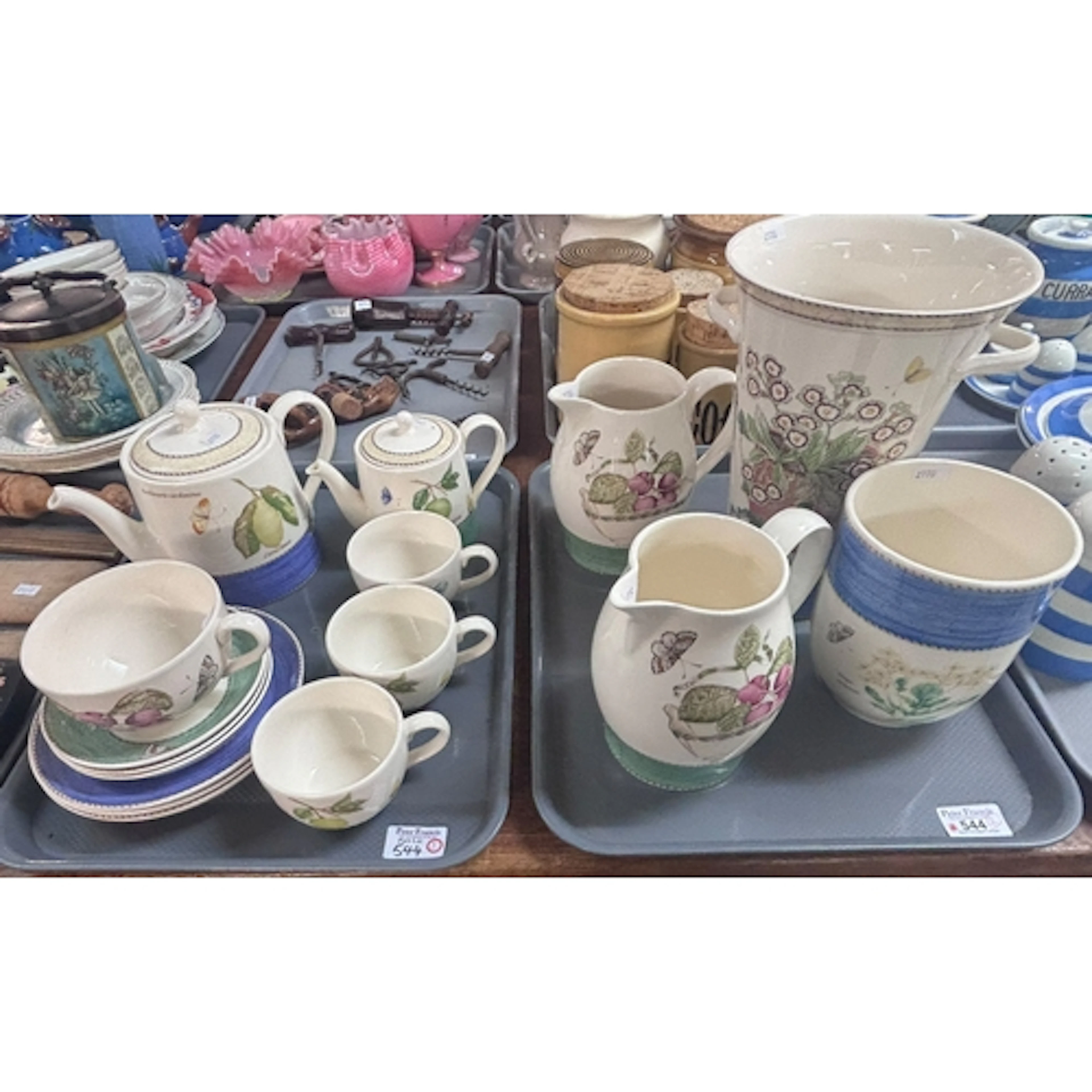 Two trays of Wedgwood 'Sarah's Garden' ceramic items, to inc...