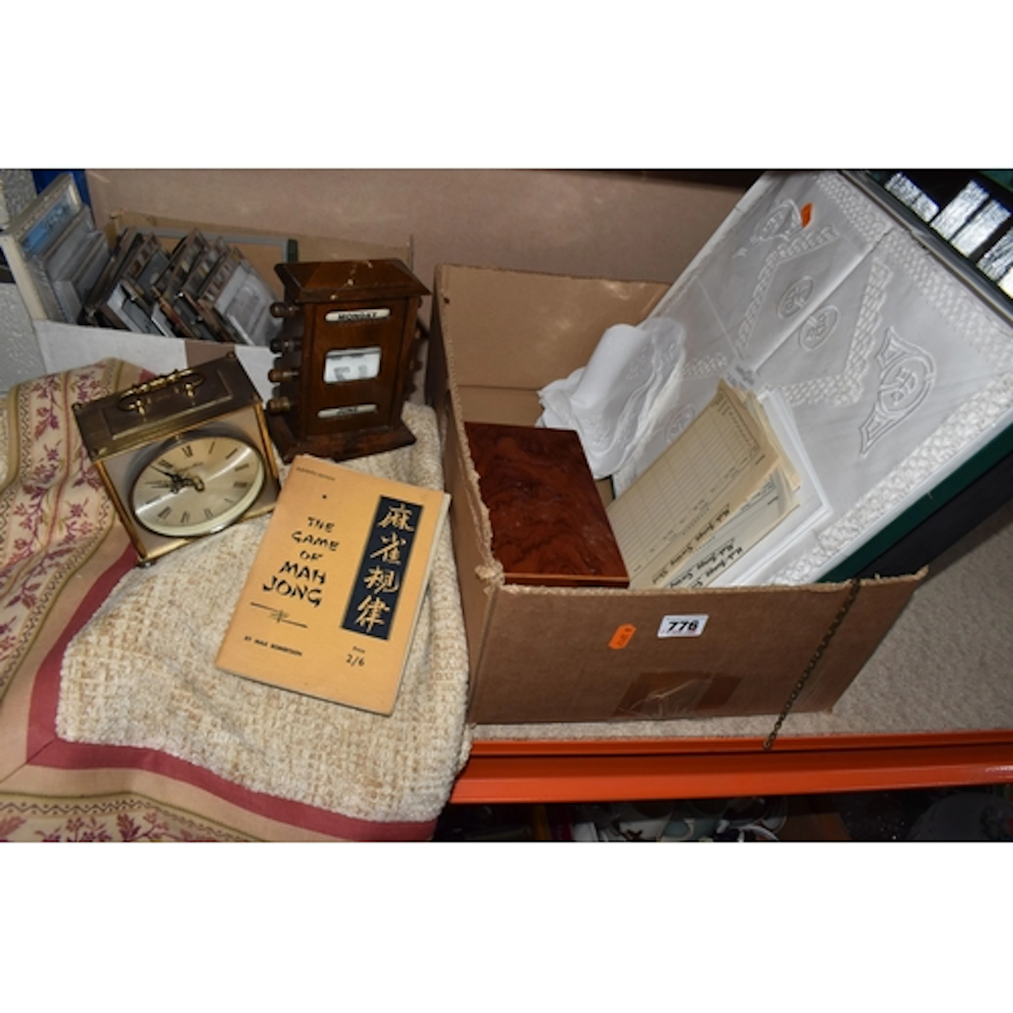 TWO BOXES AND LOOSE MISCELLANEOUS SUNDRIES to include a mode...