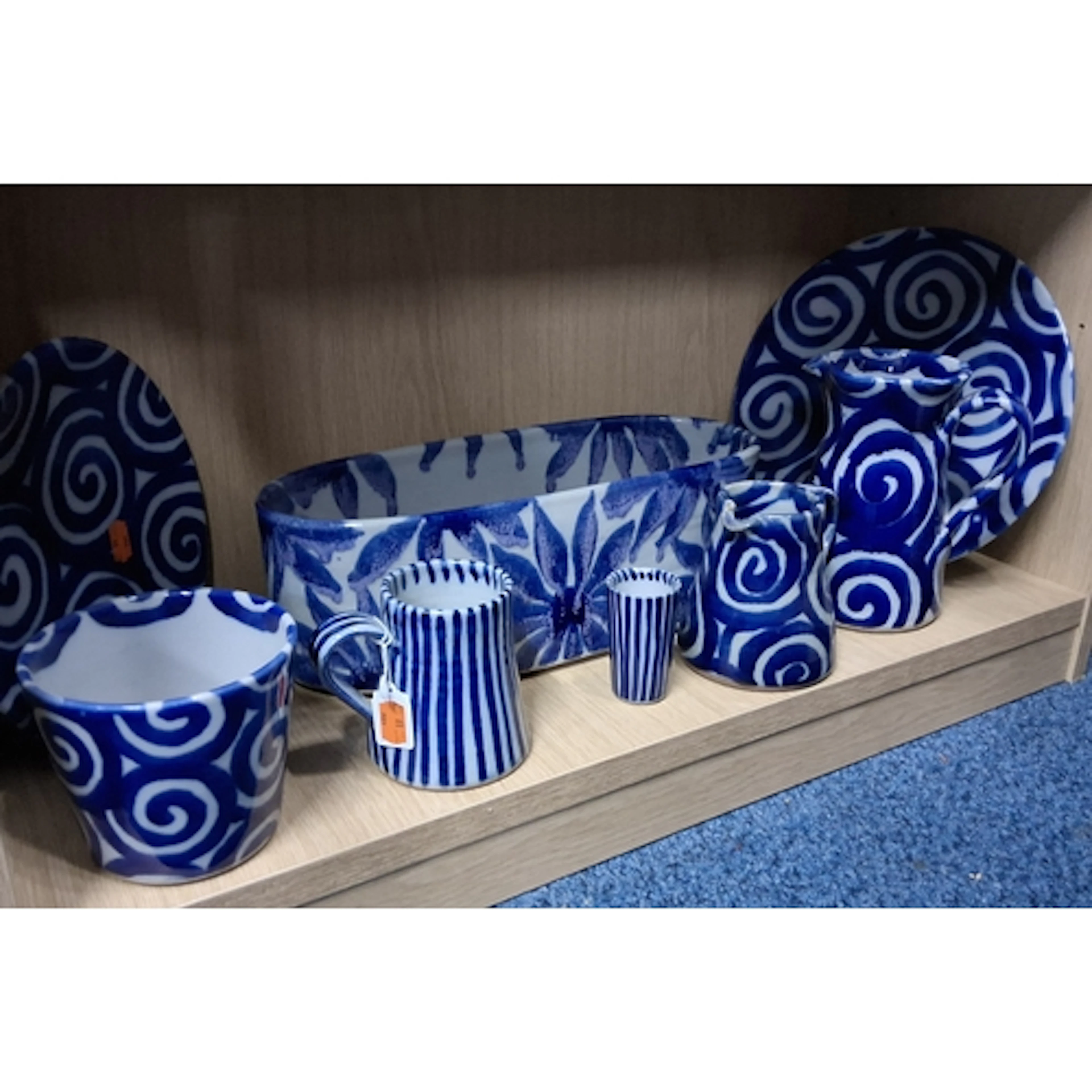 A GROUP OF SOPHIE HAMILTON STUDIO POTTERY, designs featured ...