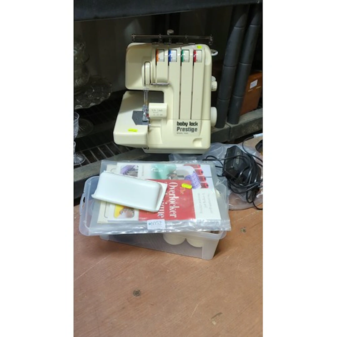 Baby Lock Prestige 750DS overlocker with colour-coded tensio...