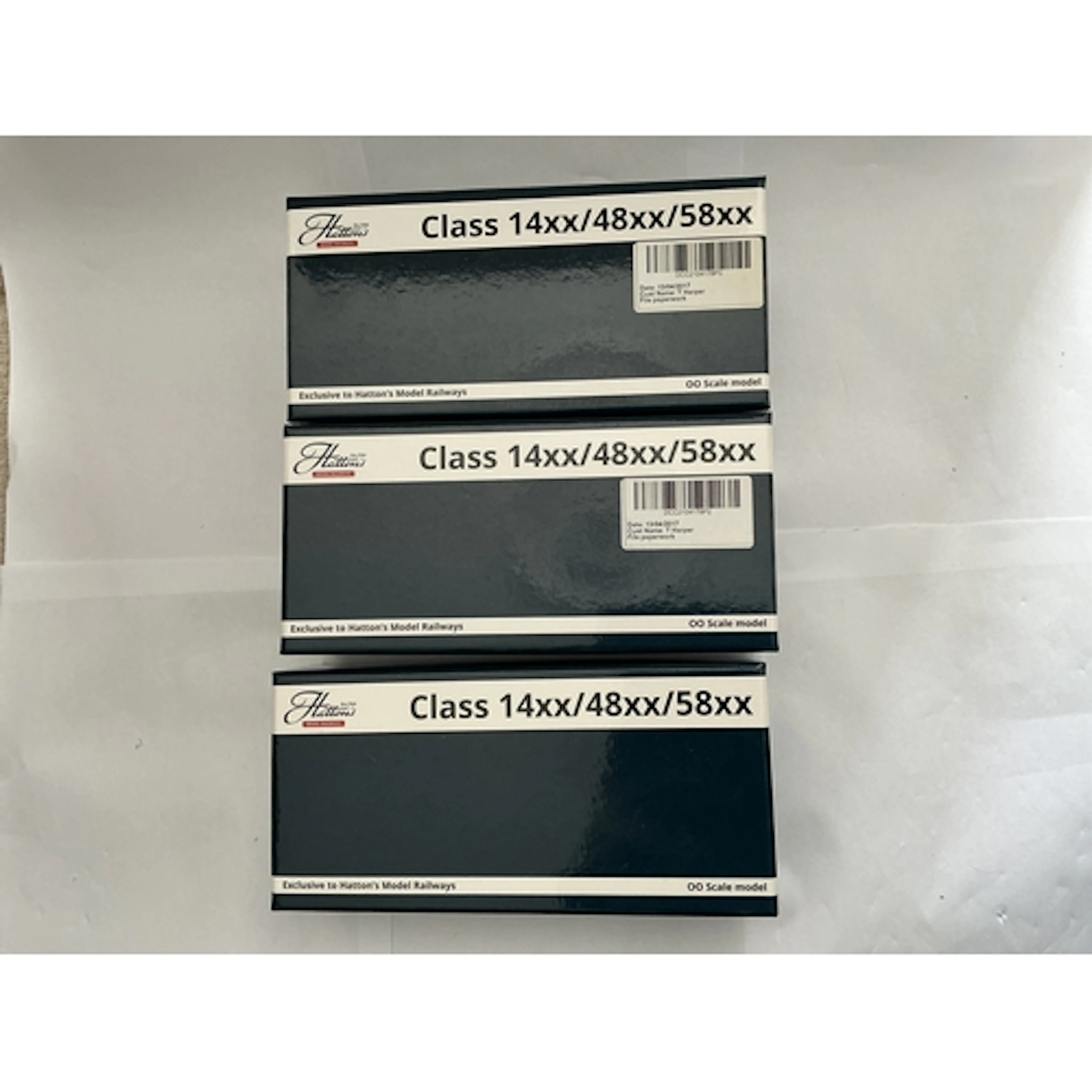 Three Boxed Hatton’s Class 14XX/48XX/58XX 00 Gauge Loc...