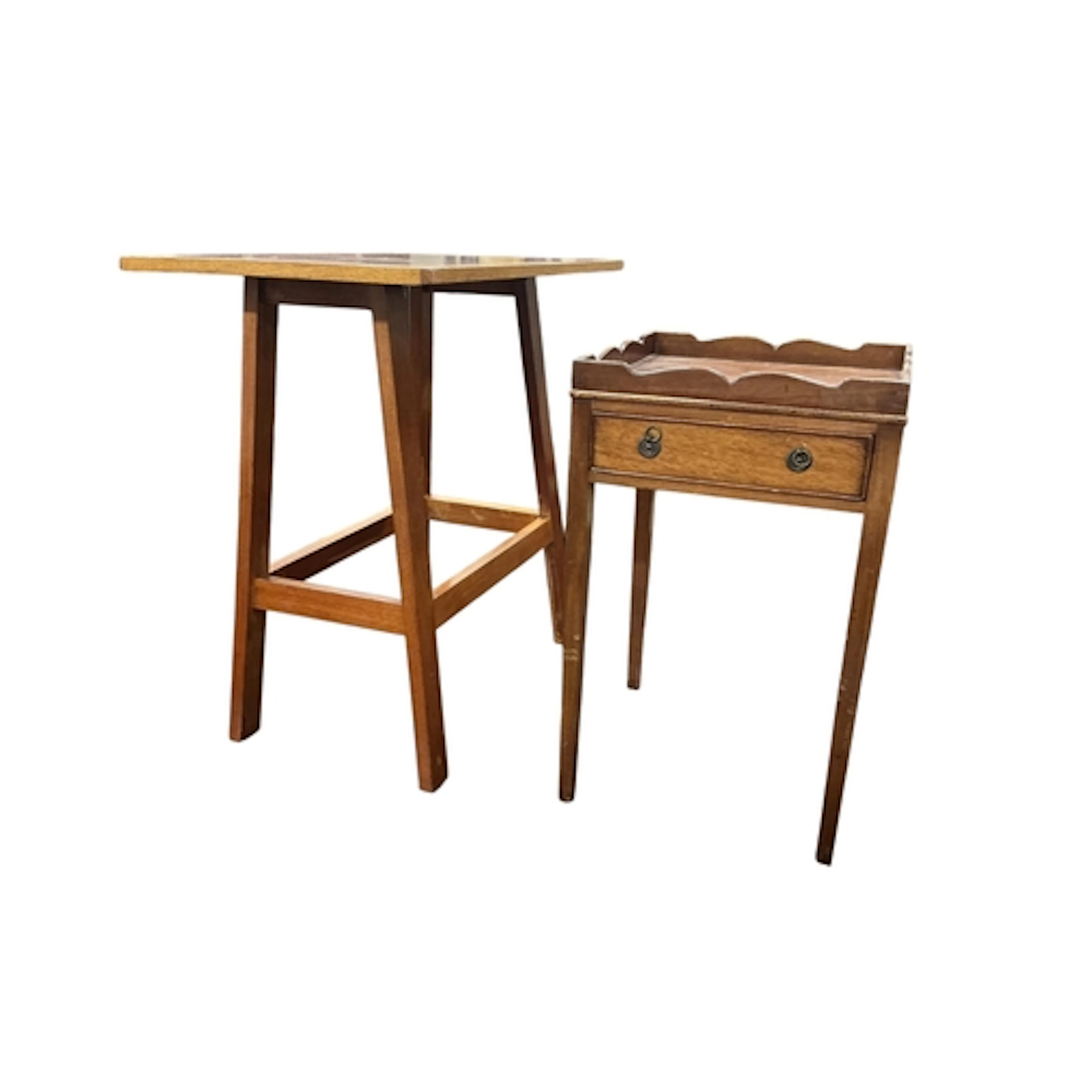 A Scandinavian style teak occasional table, width 61cm, dept...