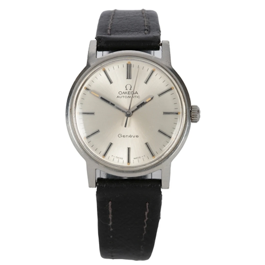 A gentleman's 1970's stainless steel Omega Automatic wrist w...