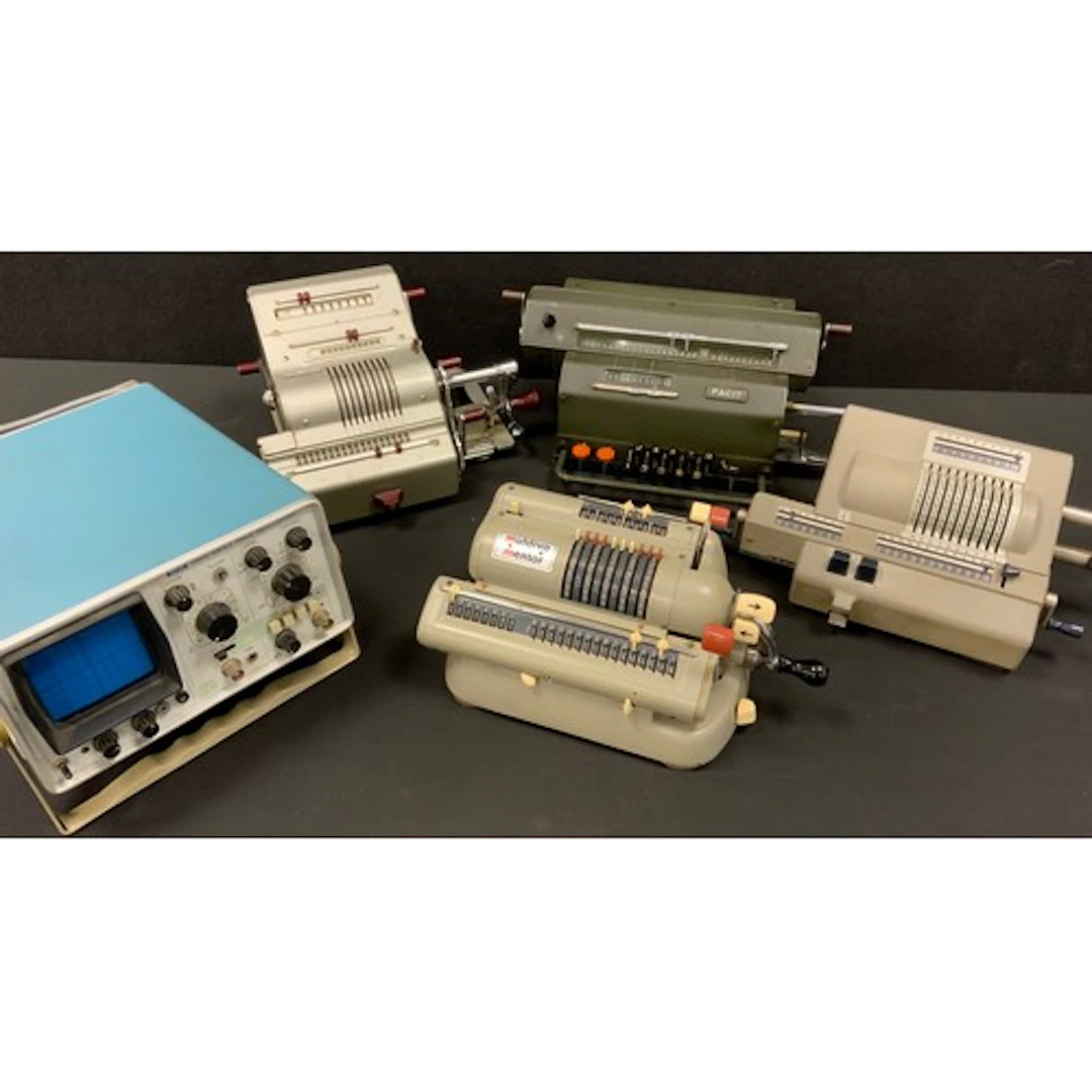 Vintage Technology - an oscilloscope probe device with appar...